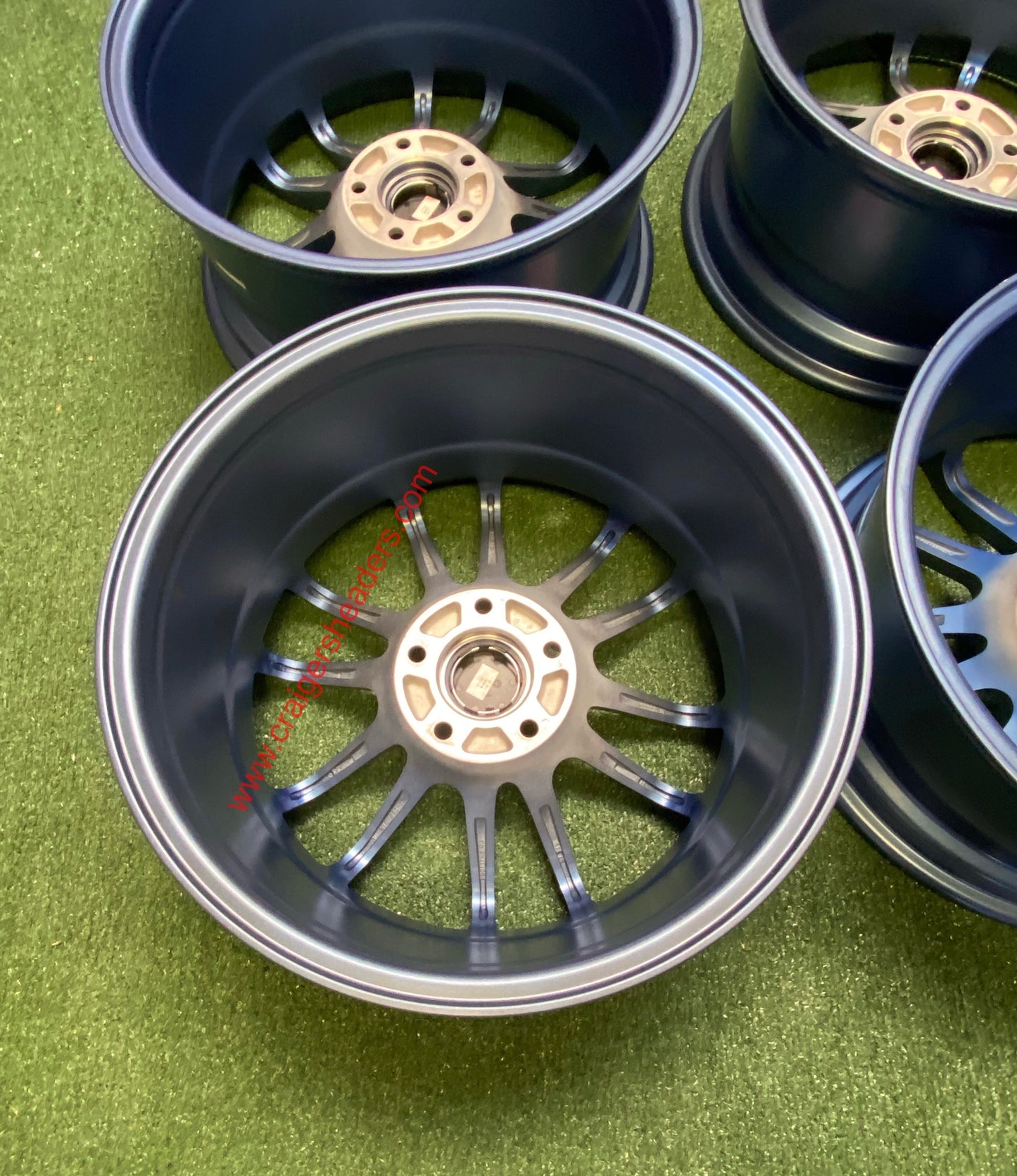 Avid AV20 Matte Blue wheelset - 5x114 - 17x8”