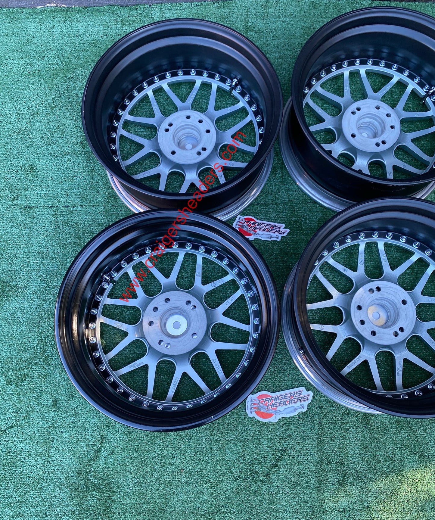 Racing Hart Type C’s - 4x114 & 5x114 - 17x7.5" +42 Offset