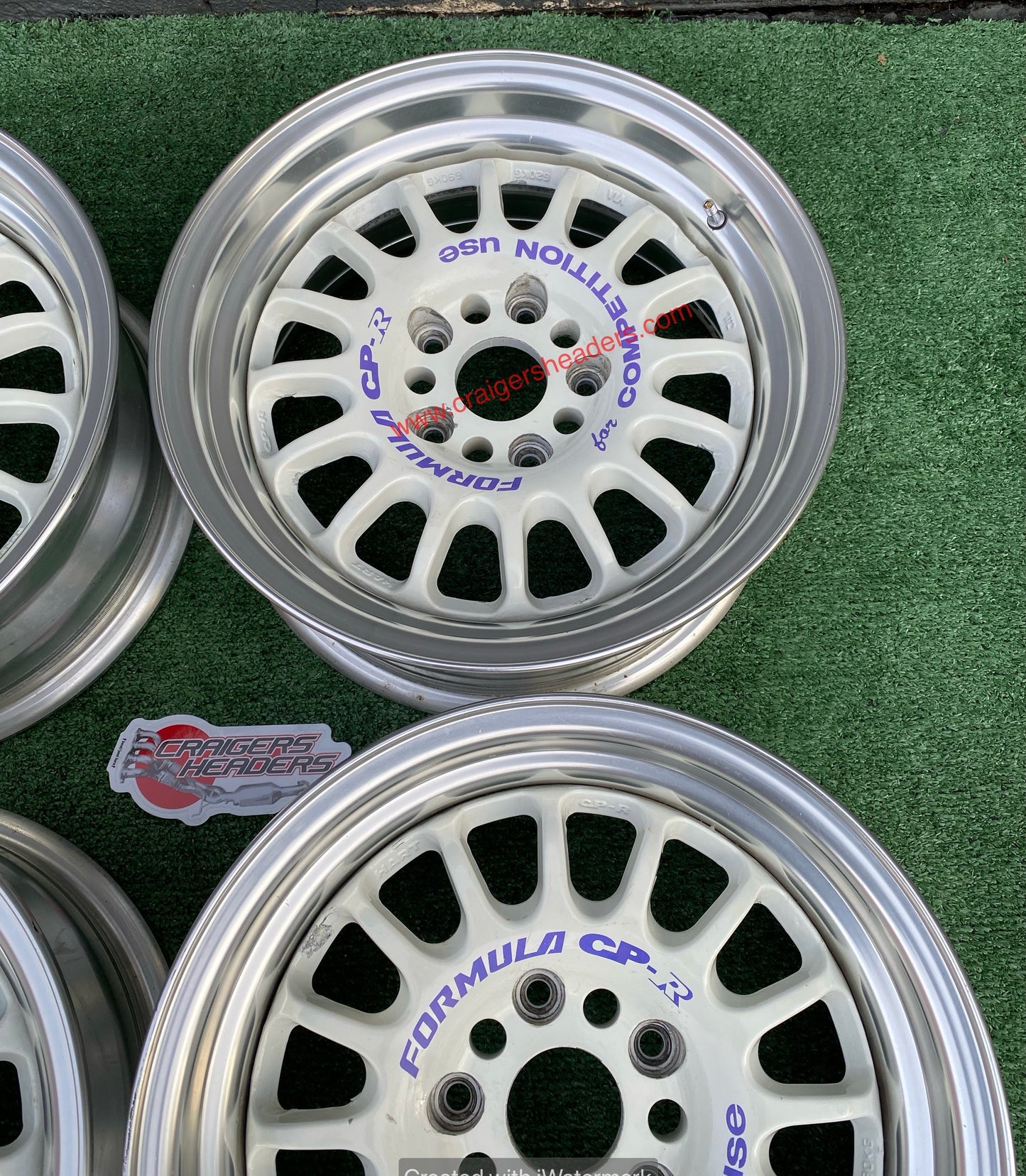 Dunlop Formula CP-R's - 5x114 - 15 x 6.5" +5 offset