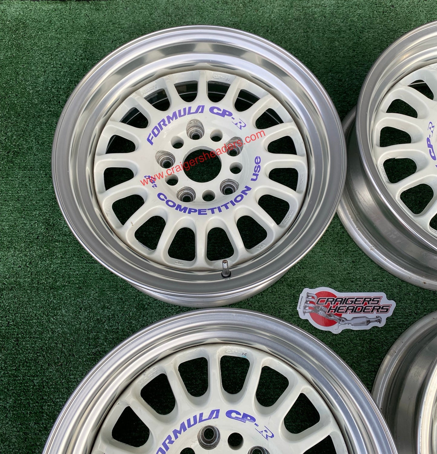 Dunlop Formula CP-R's - 5x114 - 15 x 6.5" +5 offset