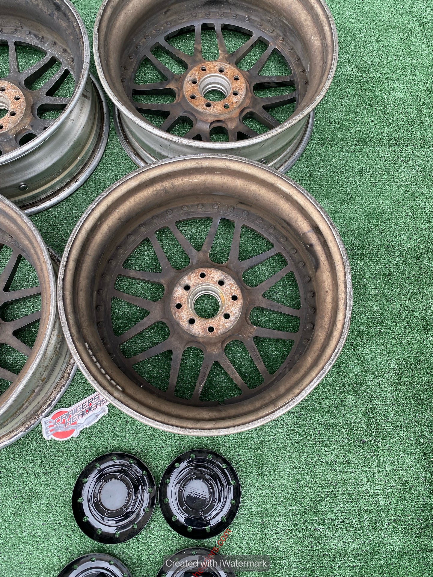 Racing Hart Type C2’s - 4x100 & 4x114 - 18 x 7.5"- Perfect Refinish Canidate