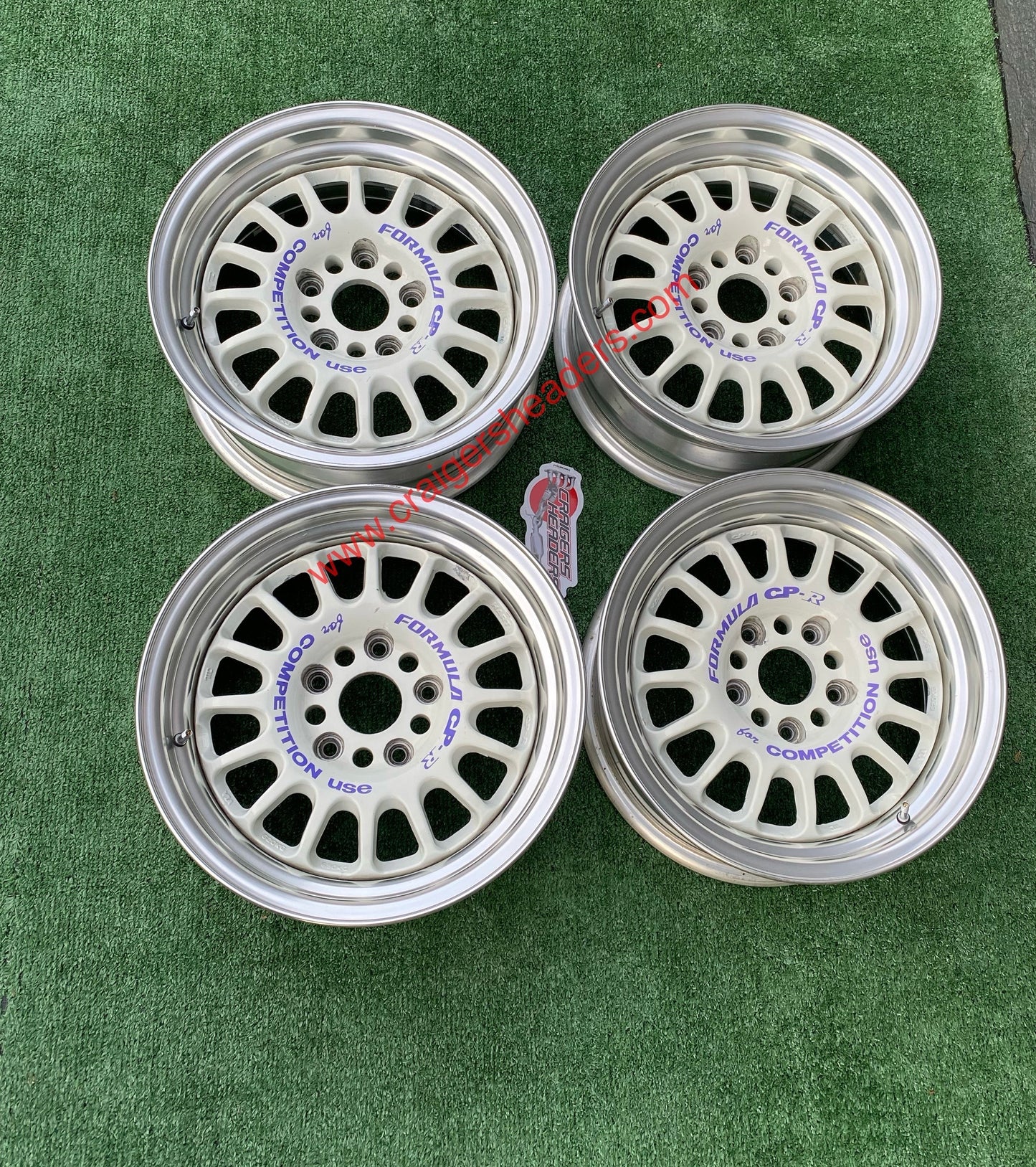 Dunlop Formula CP-R's - 5x114 - 15 x 6.5" +5 offset