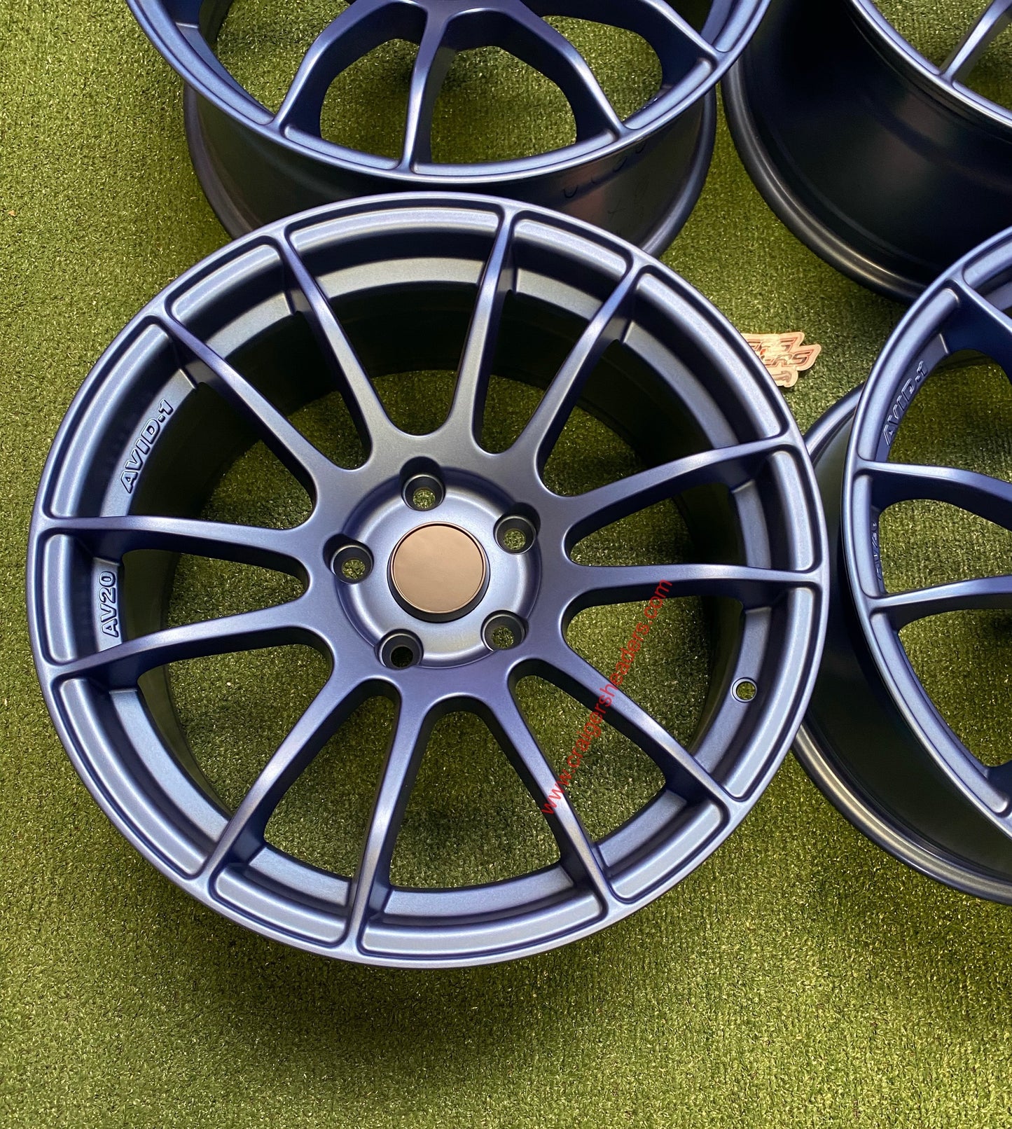 Avid AV20 Matte Blue wheelset - 5x114 - 17x8”