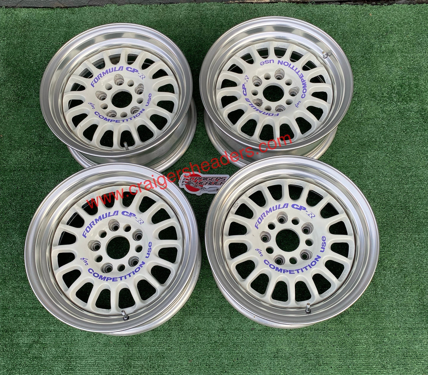 Dunlop Formula CP-R's - 5x114 - 15 x 6.5" +5 offset