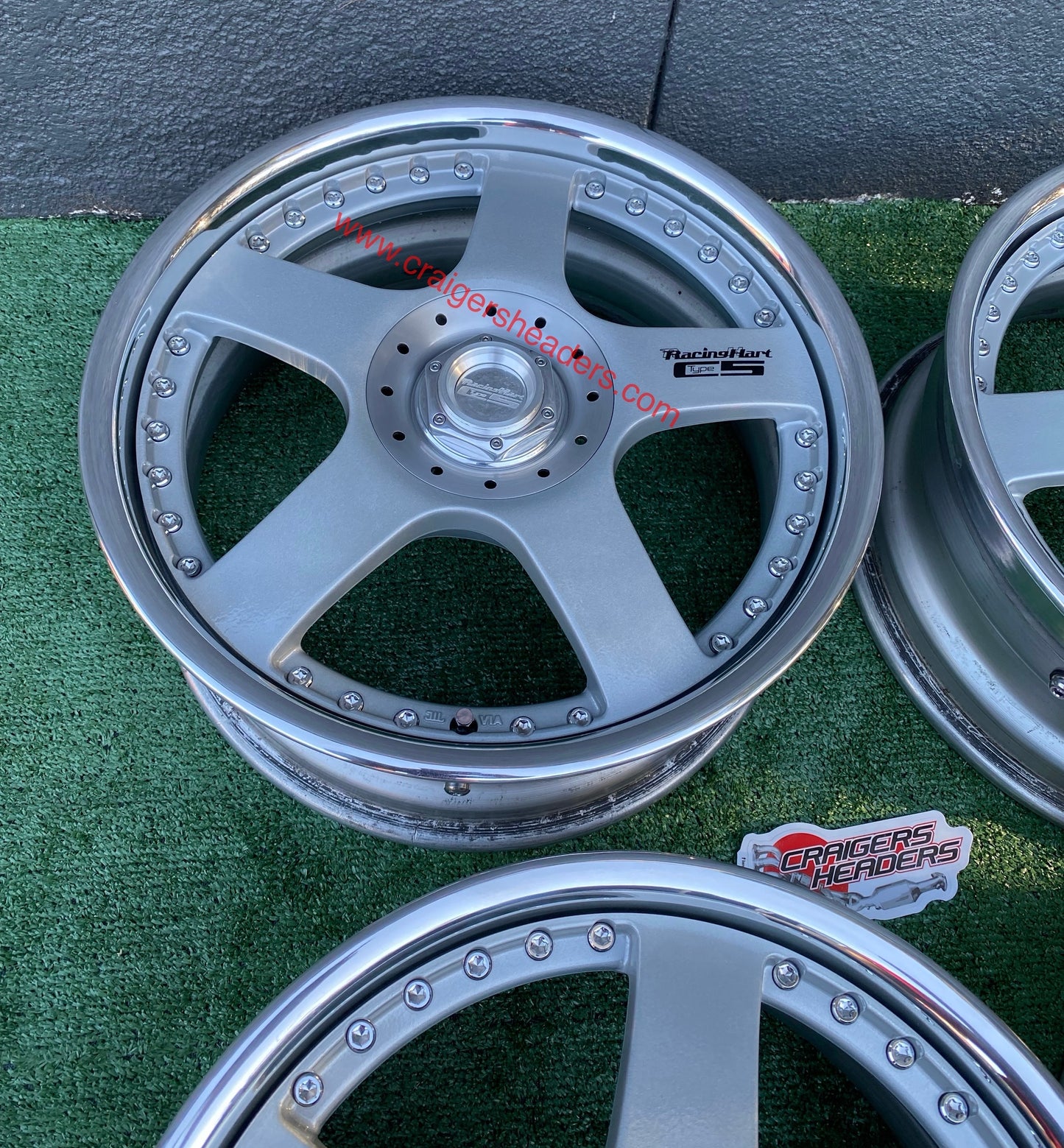 Racing Hart Type C5’s - 4x100 & 4x114 - 17 x 7” +37 Offset ~ Square Setup