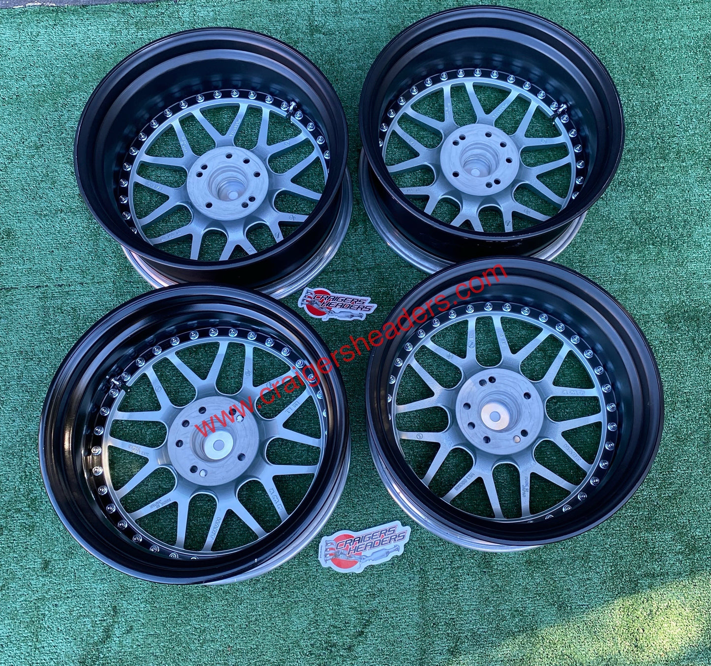 Racing Hart Type C’s - 4x114 & 5x114 - 17x7.5" +42 Offset