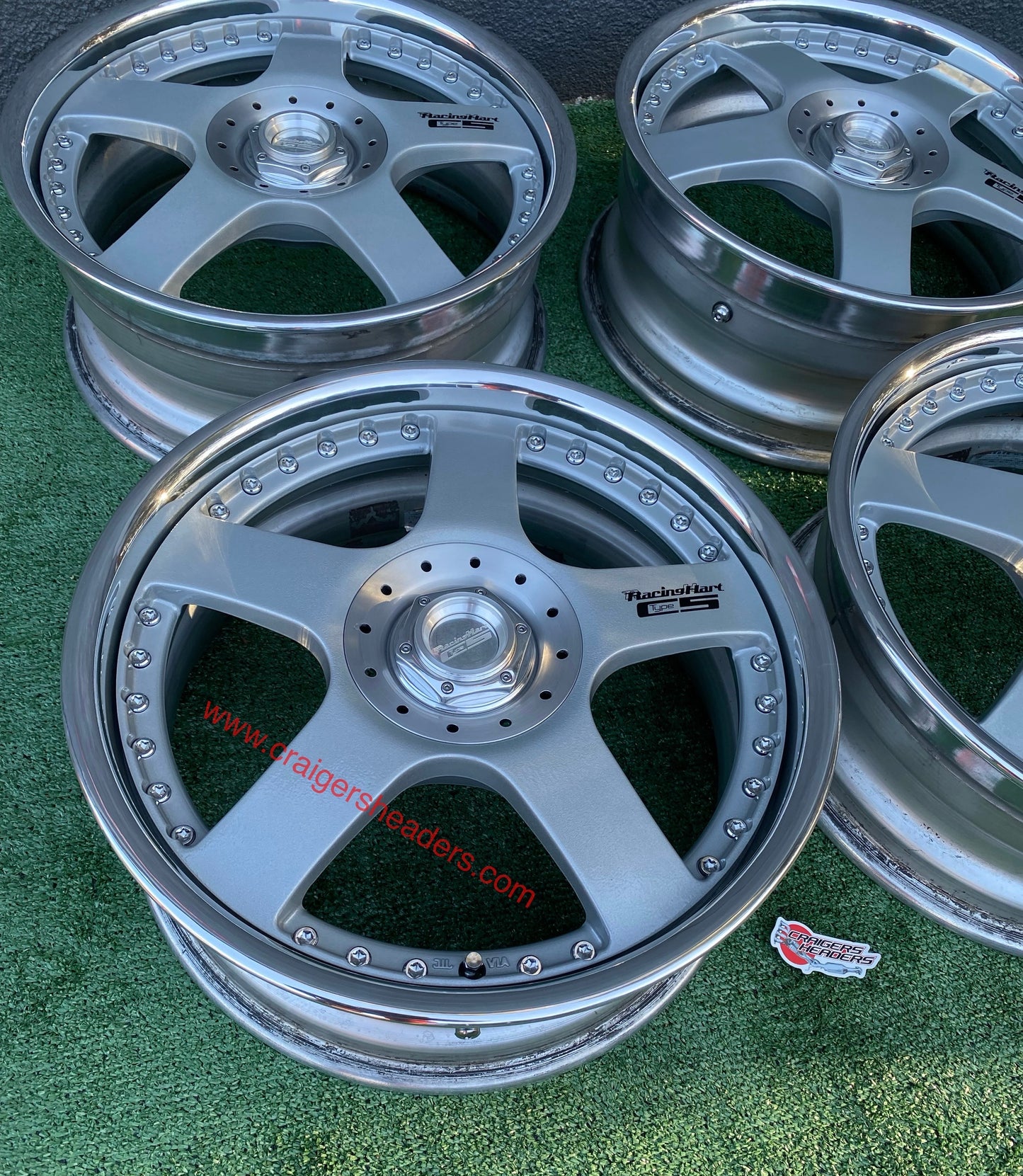 Racing Hart Type C5’s - 4x100 & 4x114 - 17 x 7” +37 Offset ~ Square Setup