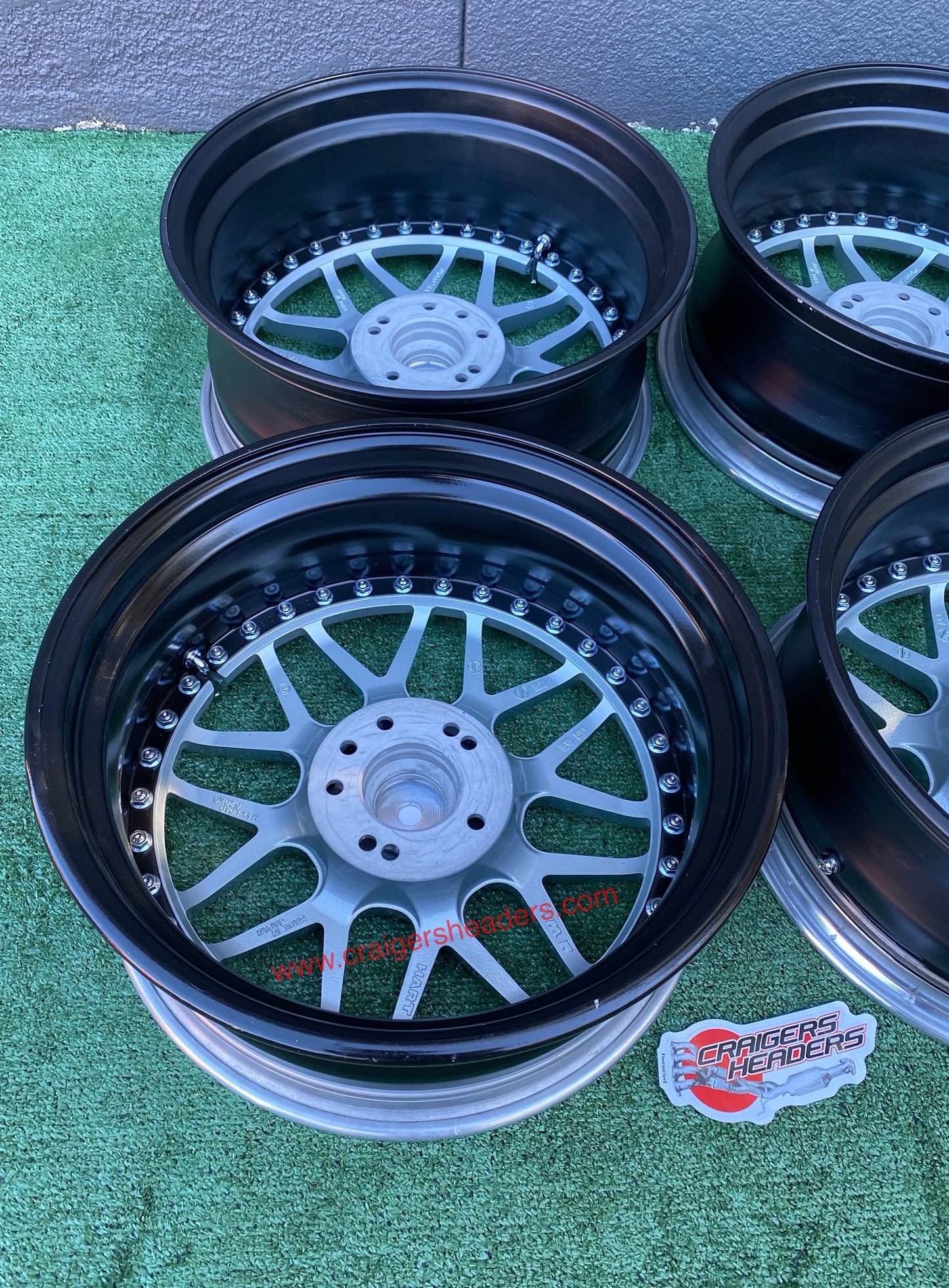 Racing Hart Type C’s - 4x114 & 5x114 - 17x7.5" +42 Offset