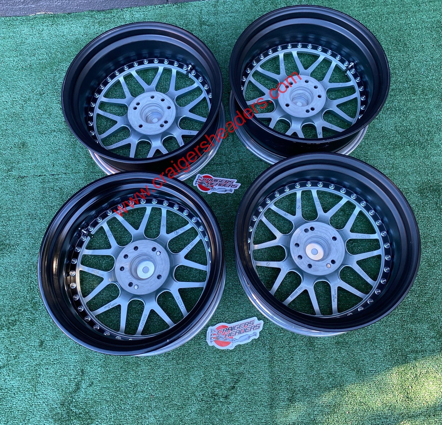 Racing Hart Type C’s - 4x114 & 5x114 - 17x7.5" +42 Offset