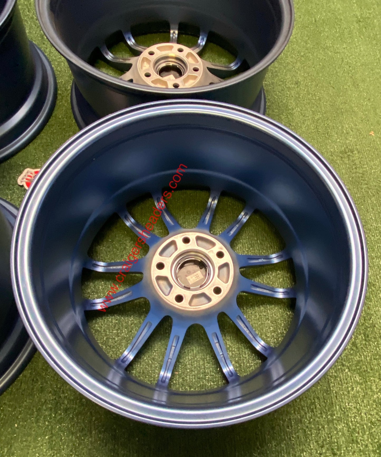 Avid AV20 Matte Blue wheelset - 5x114 - 17x8”