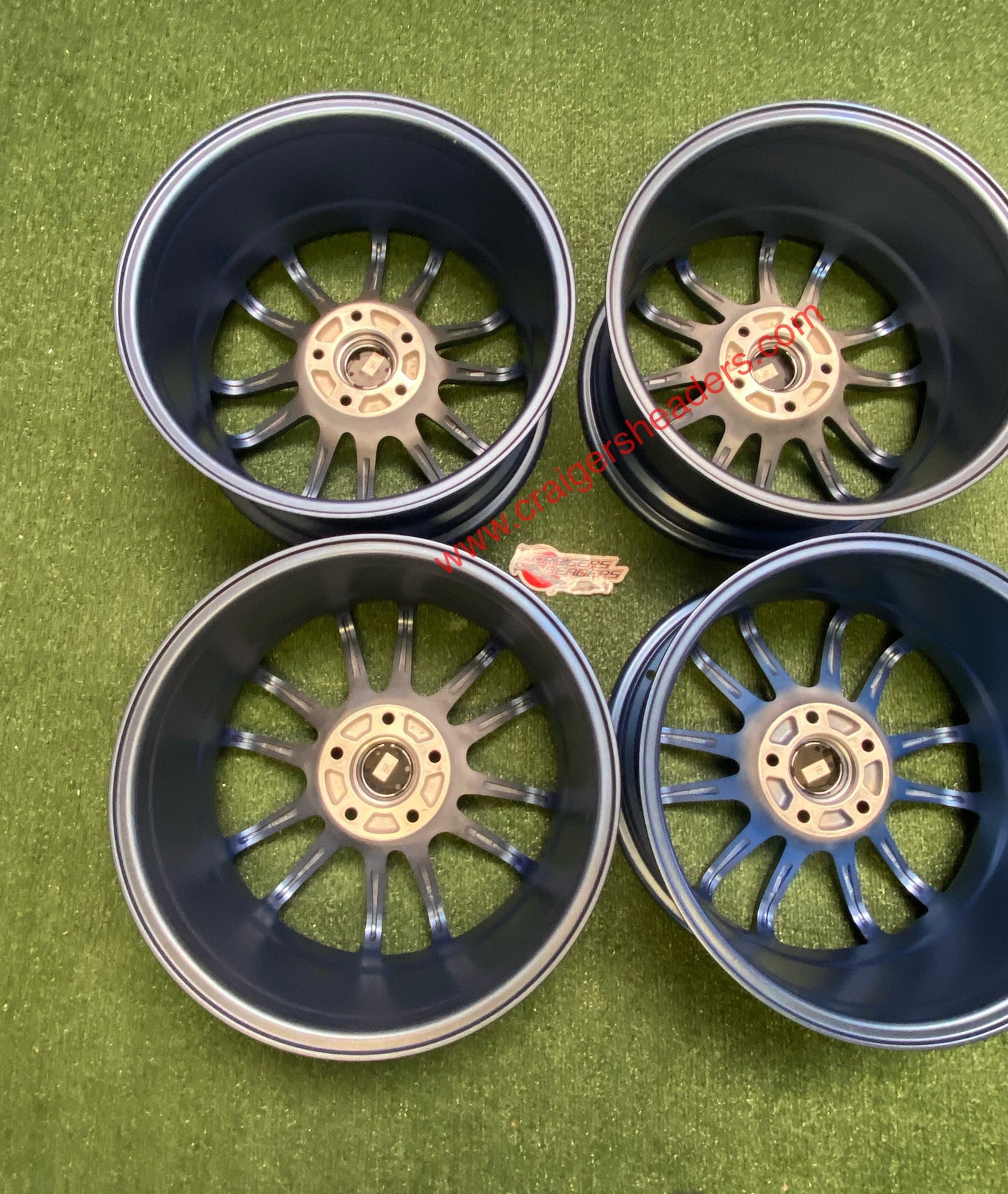 Avid AV20 Matte Blue wheelset - 5x114 - 17x8”