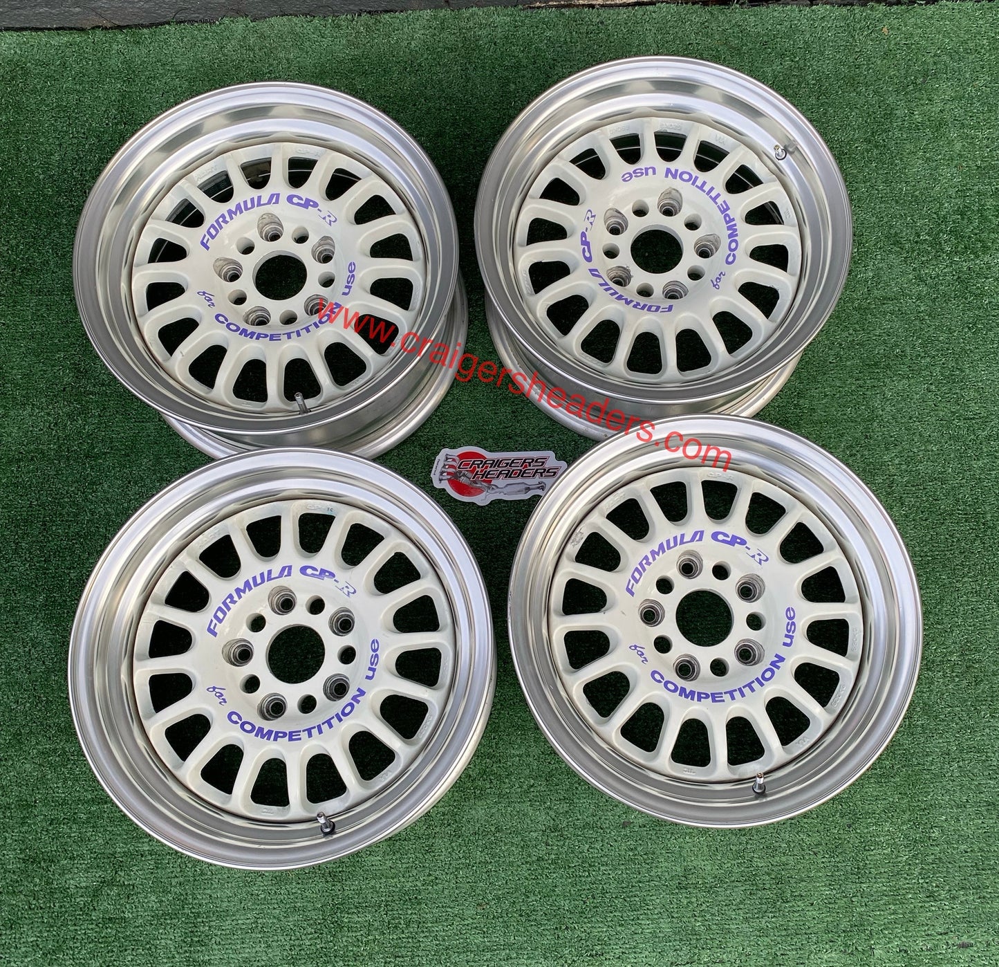 Dunlop Formula CP-R's - 5x114 - 15 x 6.5" +5 offset