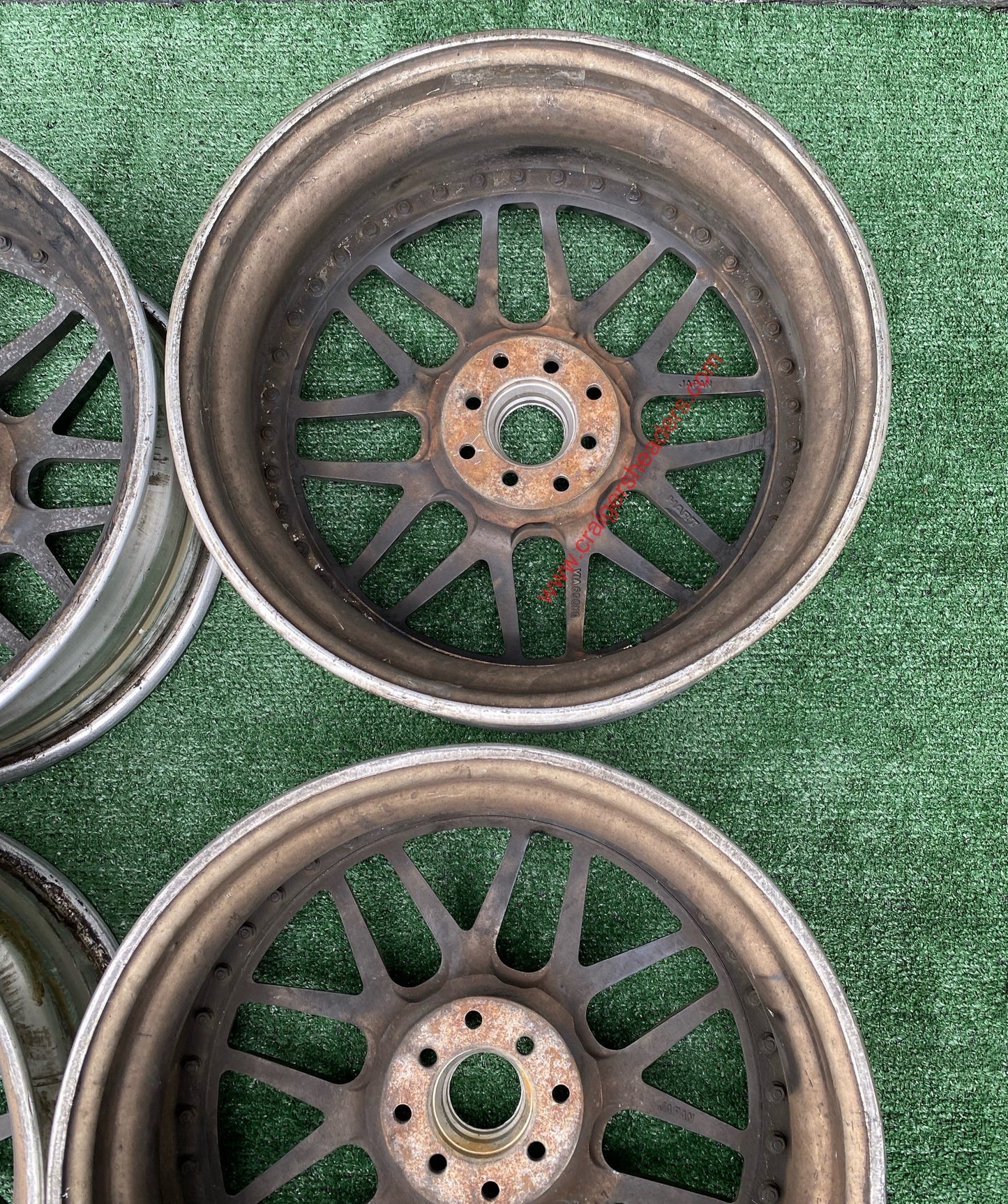 Racing Hart Type C2’s - 4x100 & 4x114 - 18 x 7.5"- Perfect Refinish Canidate