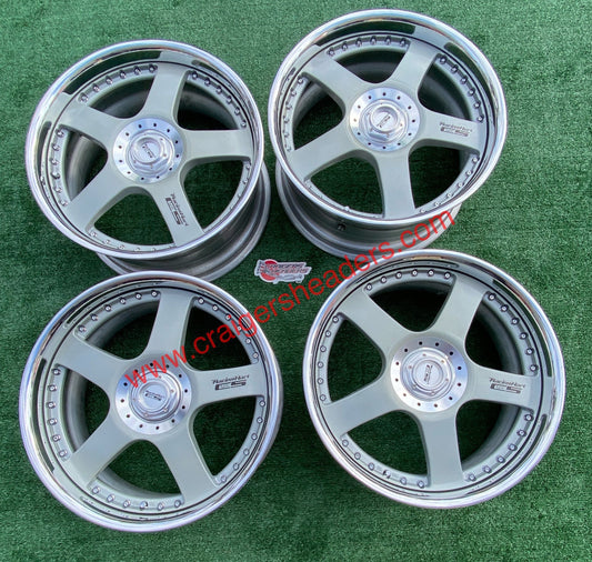 Racing Hart Type C5’s - 5x114 - 18 x 8.5” +44 Offset ~ Square Setup