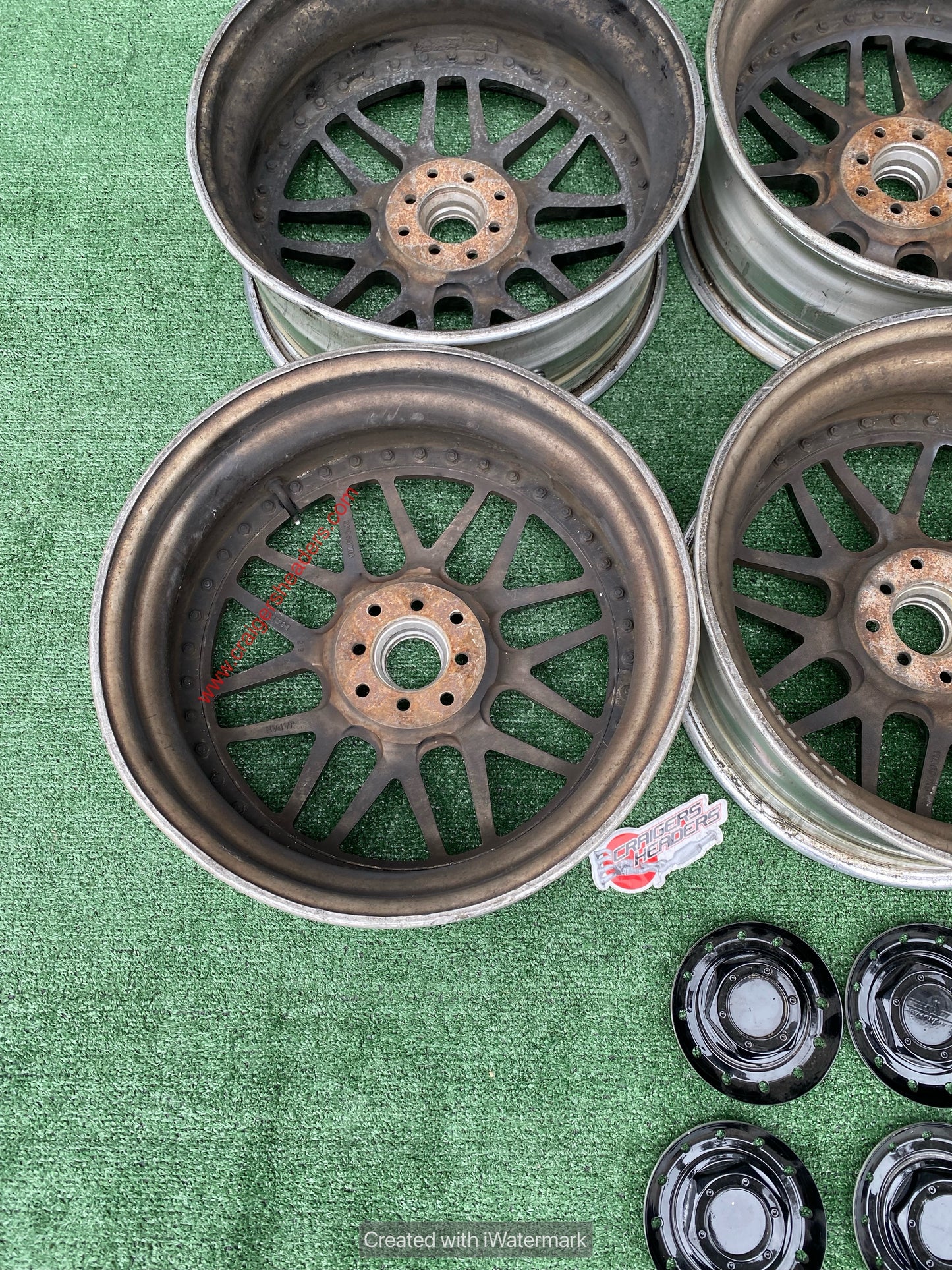 Racing Hart Type C2’s - 4x100 & 4x114 - 18 x 7.5"- Perfect Refinish Canidate