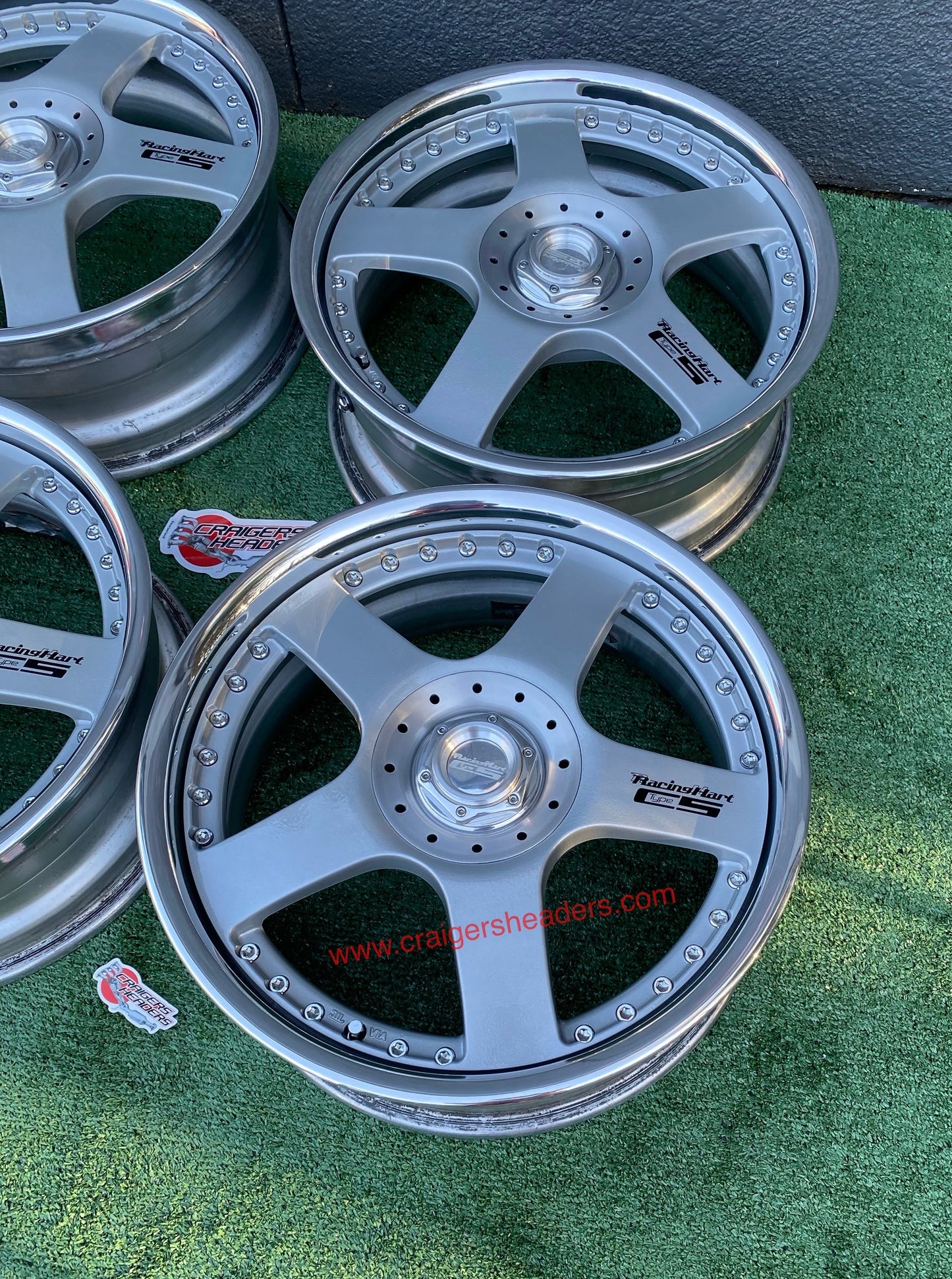 Racing Hart Type C5’s - 4x100 & 4x114 - 17 x 7” +37 Offset ~ Square Setup