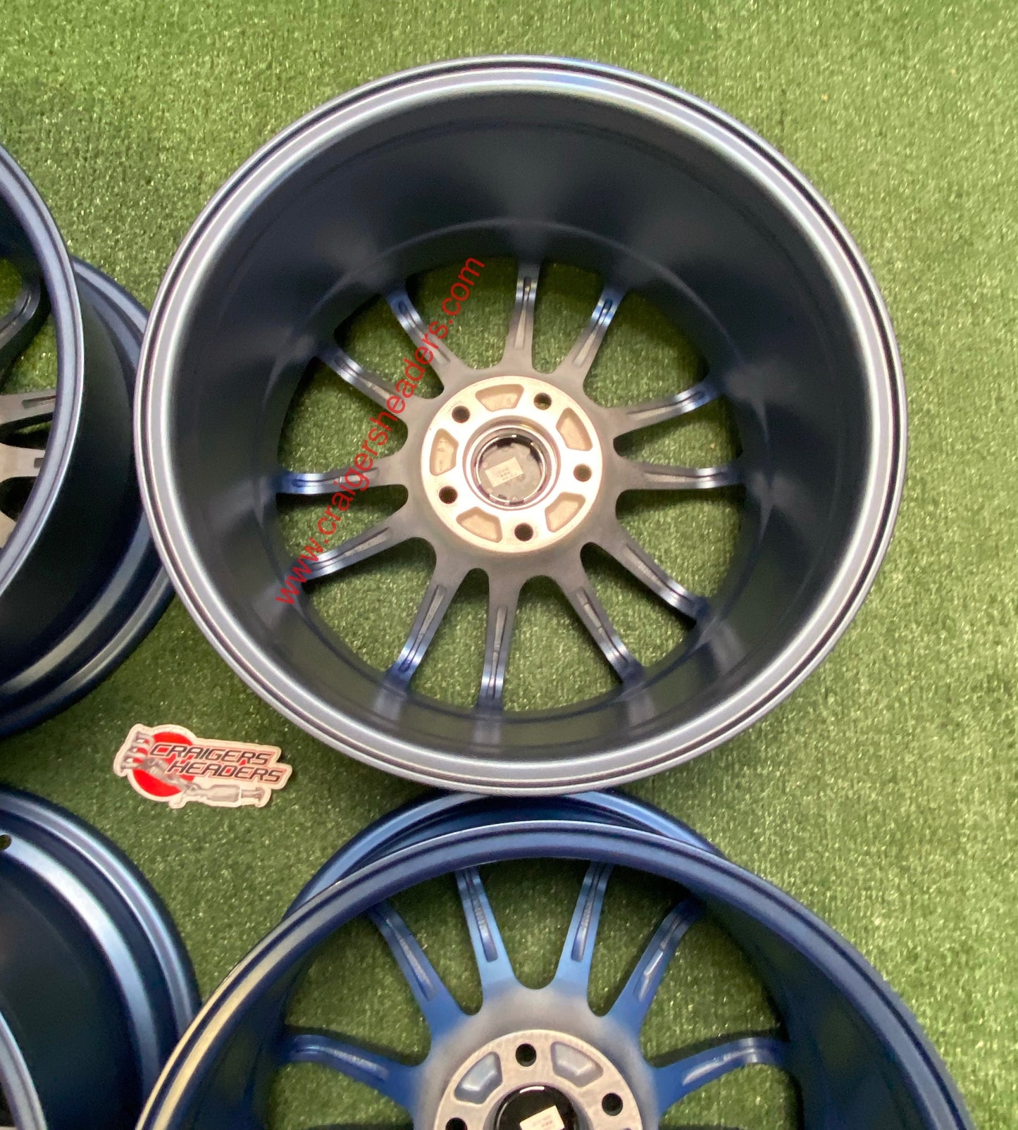 Avid AV20 Matte Blue wheelset - 5x114 - 17x8”