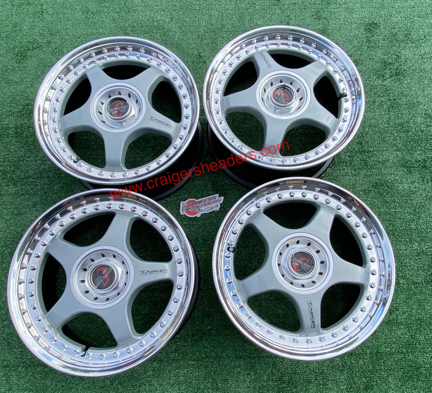 Racing Hart Tracer Type C’s - 4x100 & 5x100 - 16X7" +38 Offset