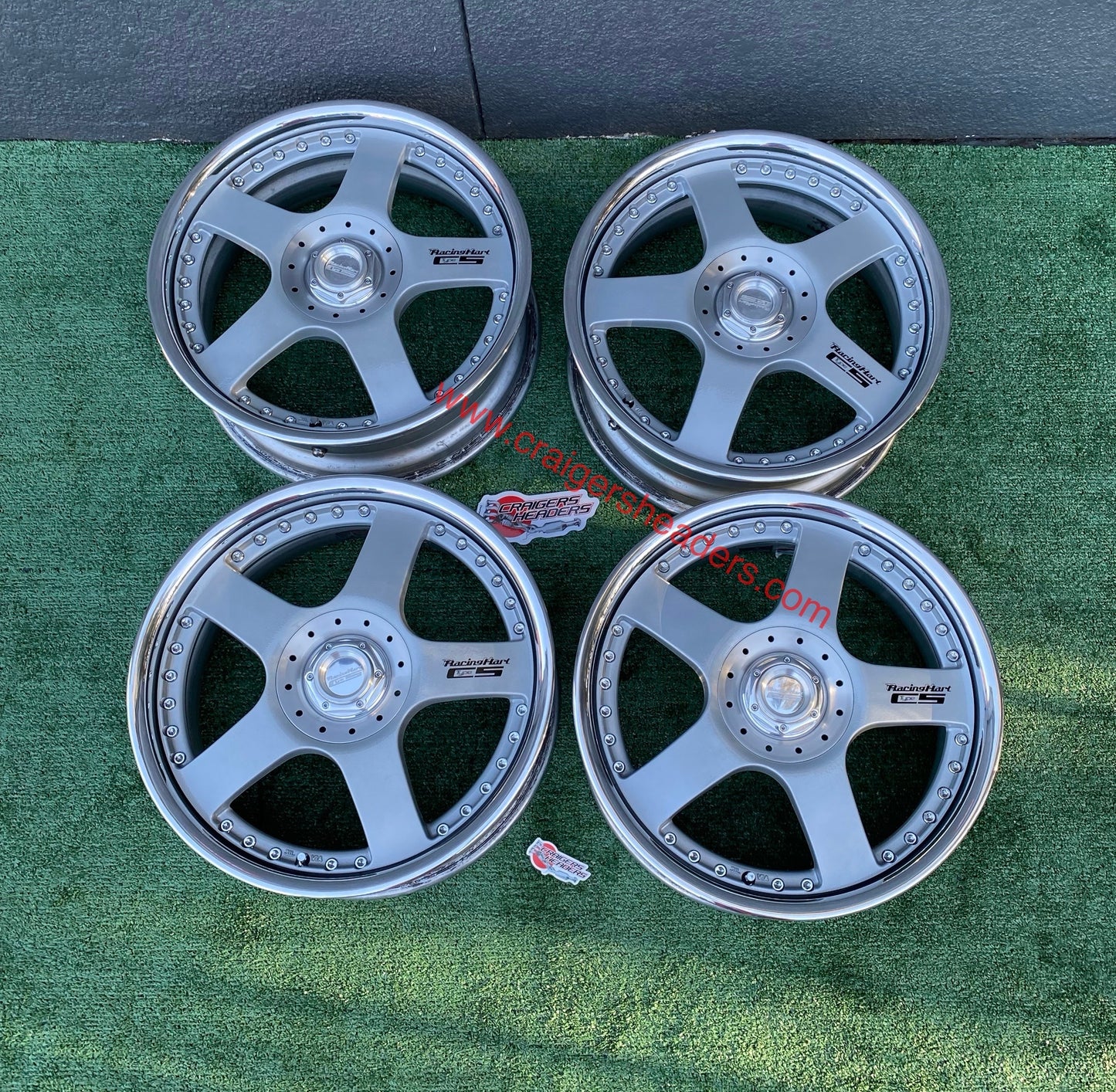 Racing Hart Type C5’s - 4x100 & 4x114 - 17 x 7” +37 Offset ~ Square Setup