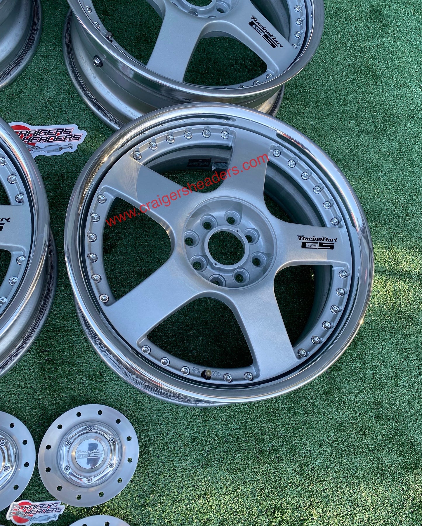 Racing Hart Type C5’s - 4x100 & 4x114 - 17 x 7” +37 Offset ~ Square Setup