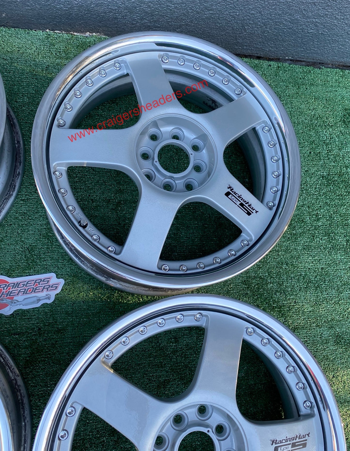 Racing Hart Type C5’s - 4x100 & 4x114 - 17 x 7” +37 Offset ~ Square Setup