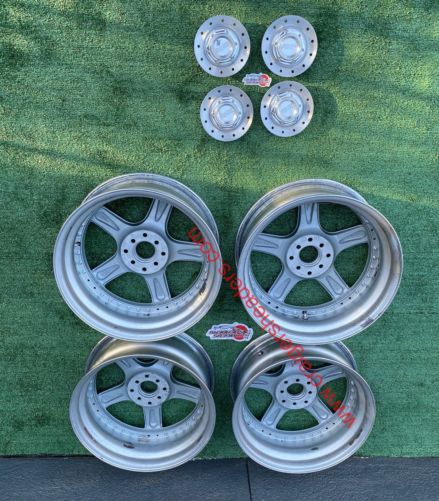 Racing Hart Type C5’s - 4x100 & 4x114 - 17 x 7” +37 Offset ~ Square Setup