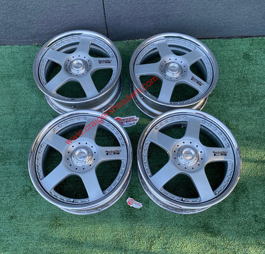 Racing Hart Type C5’s - 4x100 & 4x114 - 17 x 7” +37 Offset ~ Square Setup