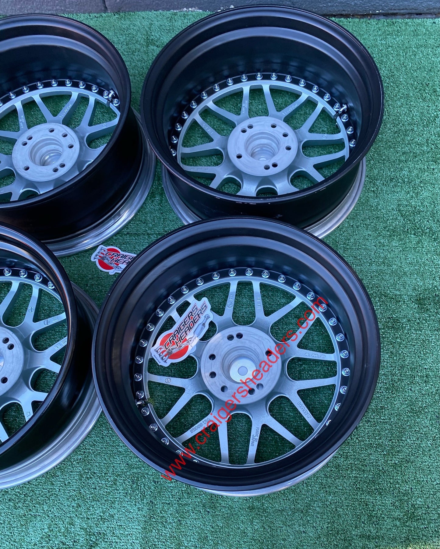 Racing Hart Type C’s - 4x114 & 5x114 - 17x7.5" +42 Offset