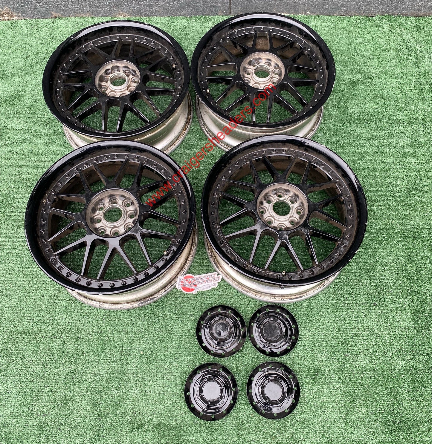 Racing Hart Type C2’s - 4x100 & 4x114 - 18 x 7.5"- Perfect Refinish Canidate