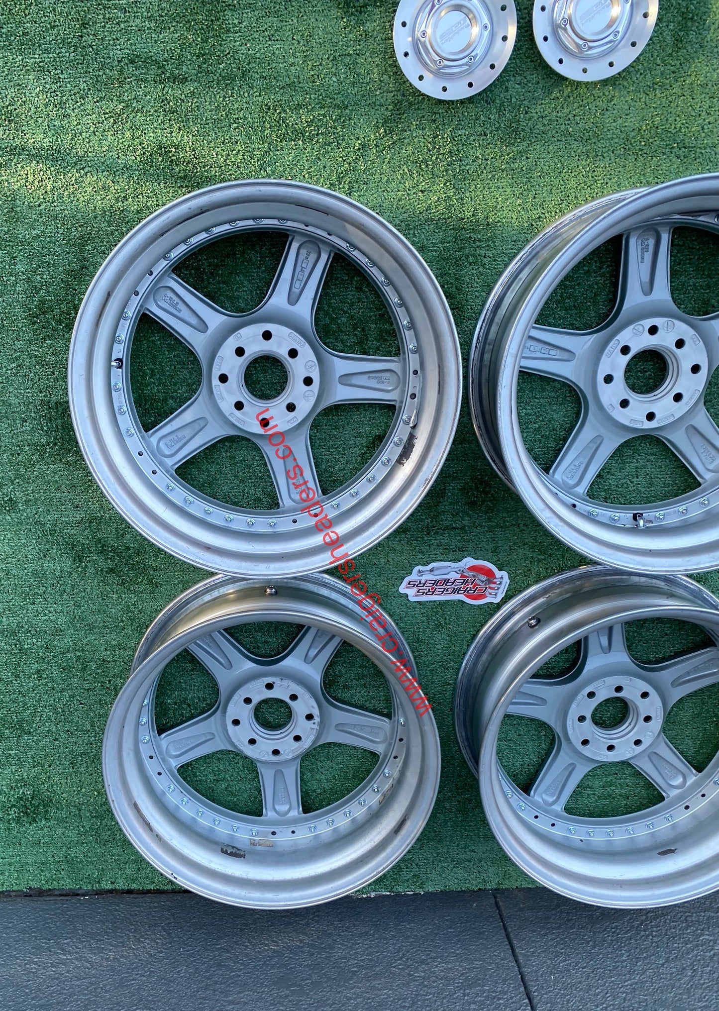 Racing Hart Type C5’s - 4x100 & 4x114 - 17 x 7” +37 Offset ~ Square Setup