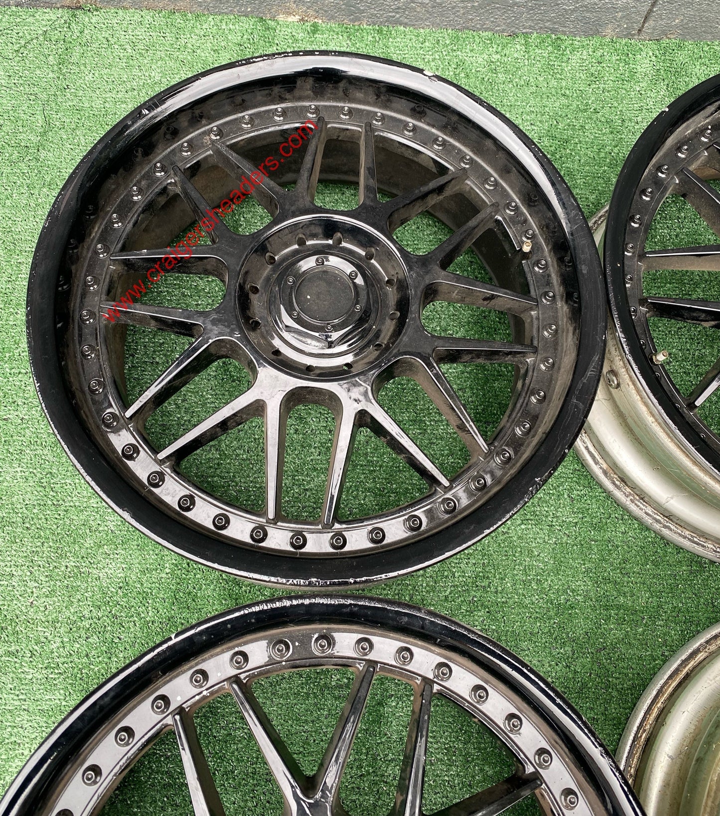 Racing Hart Type C2’s - 4x100 & 4x114 - 18 x 7.5"- Perfect Refinish Canidate