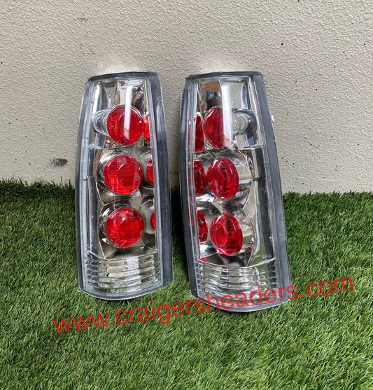 Matrix Red Eye Tail Light Light Assemblies 09-268 - 88-98 Chevy Pickup Sil/Yuk/Tah/GMC.