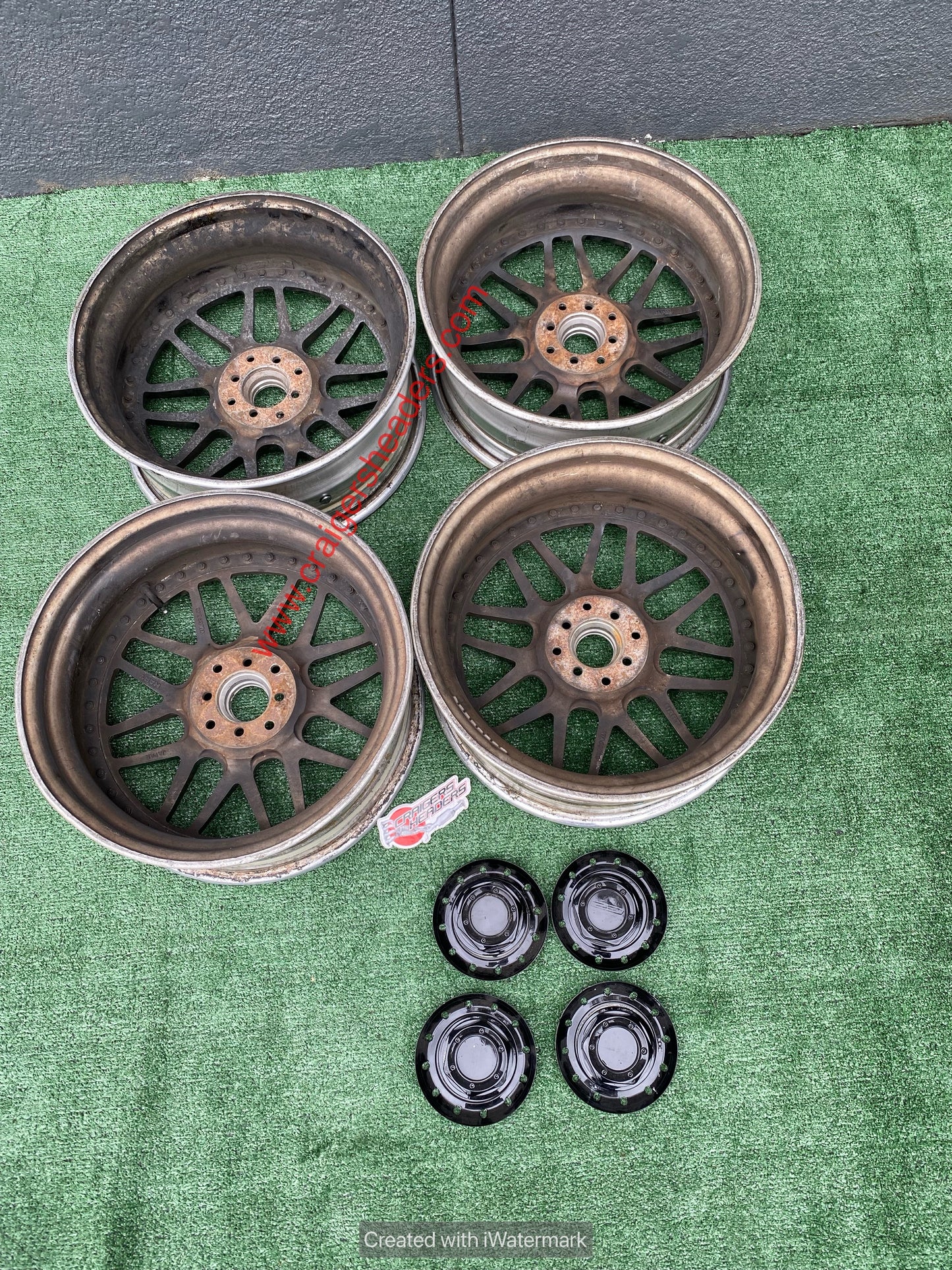 Racing Hart Type C2’s - 4x100 & 4x114 - 18 x 7.5"- Perfect Refinish Canidate