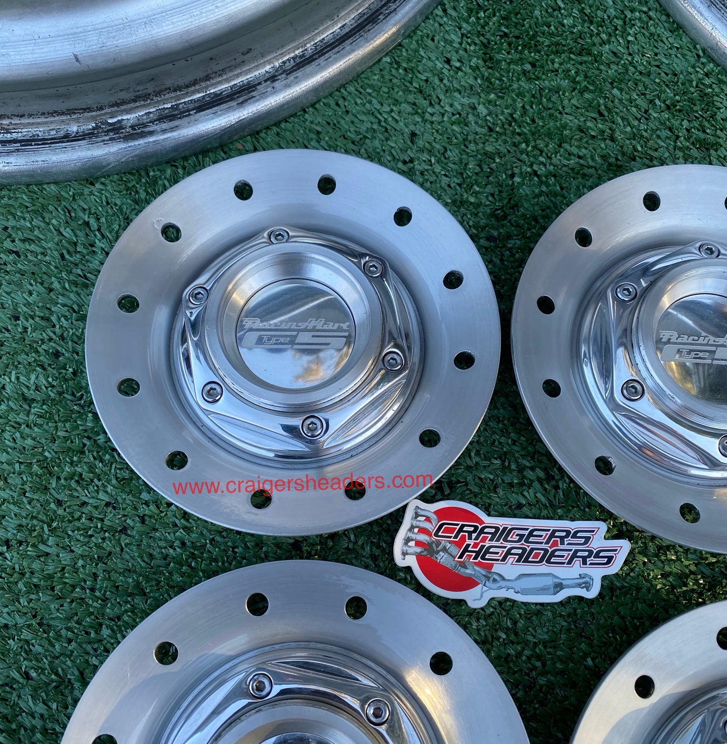 Racing Hart Type C5’s - 4x100 & 4x114 - 17 x 7” +37 Offset ~ Square Setup