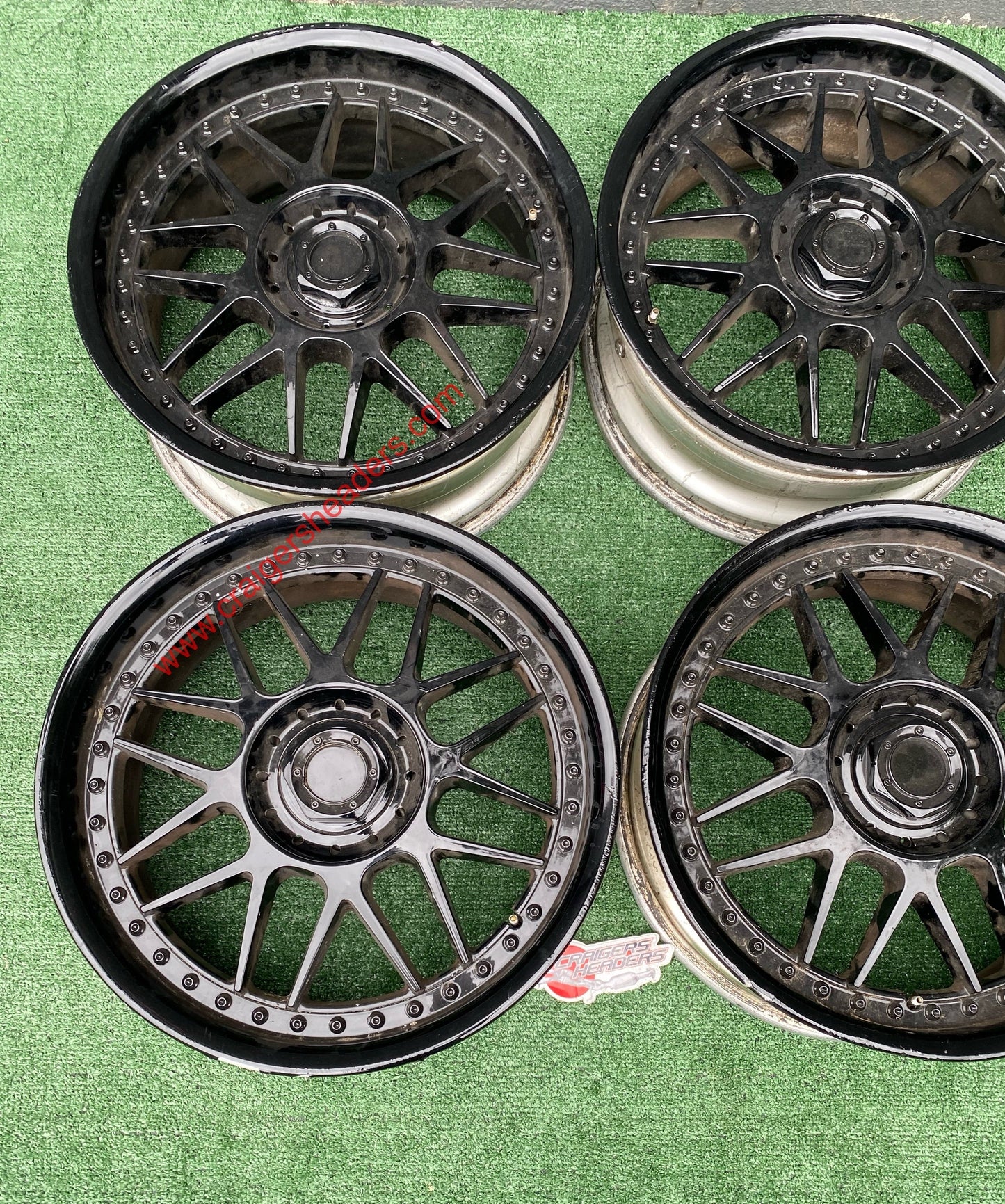 Racing Hart Type C2’s - 4x100 & 4x114 - 18 x 7.5"- Perfect Refinish Canidate