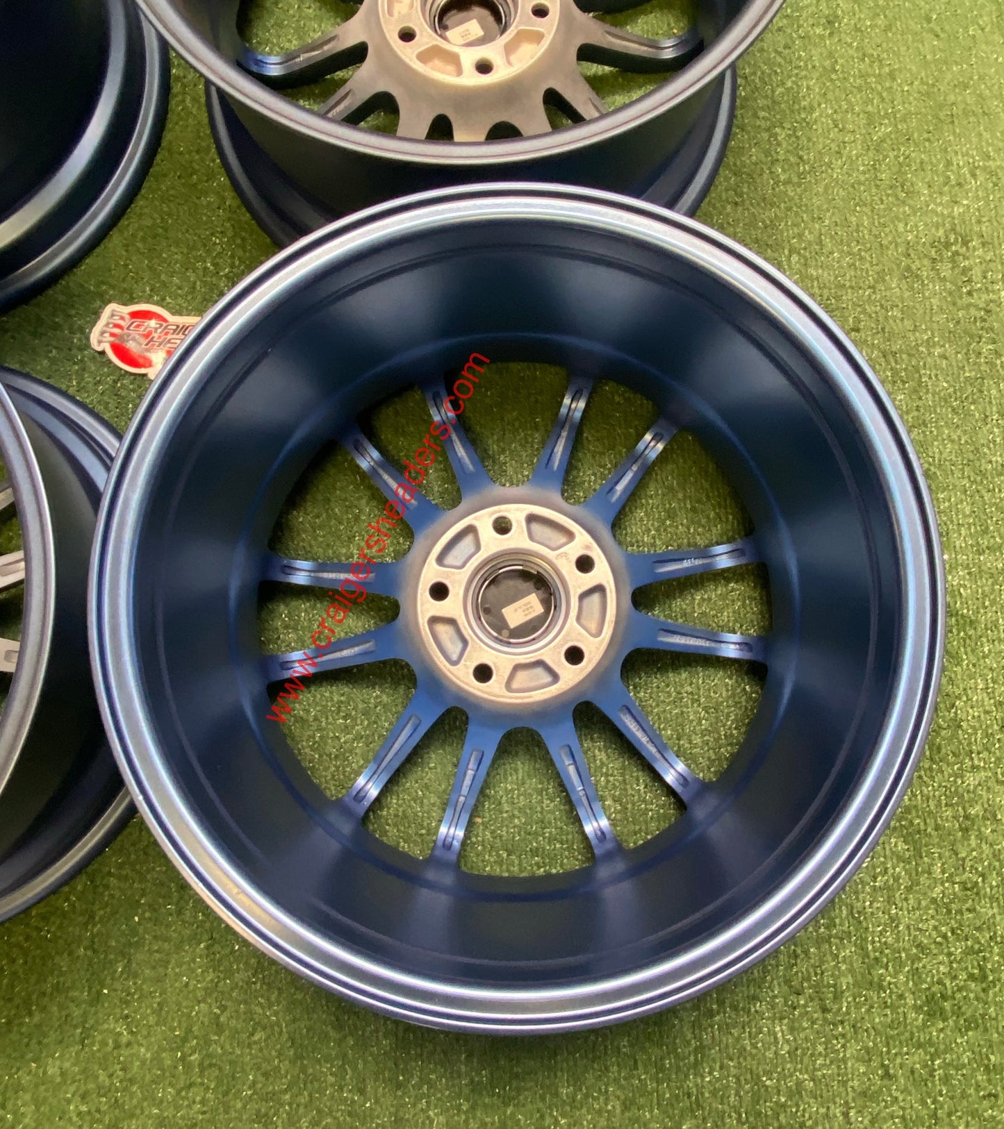 Avid AV20 Matte Blue wheelset - 5x114 - 17x8”