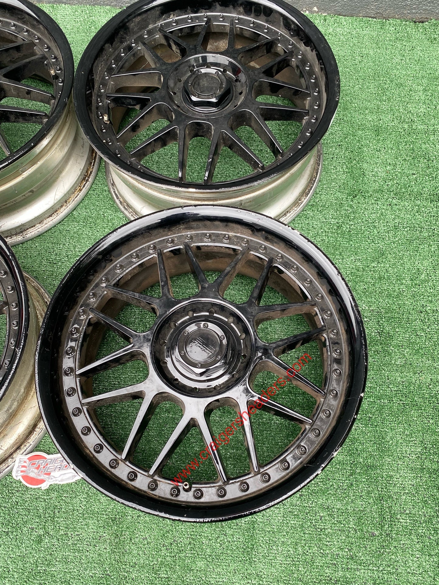 Racing Hart Type C2’s - 4x100 & 4x114 - 18 x 7.5"- Perfect Refinish Canidate