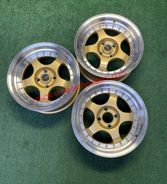 DRAG DR46 wheels "Not a Set" - 4x100 - 15 x 7" +10 Offset