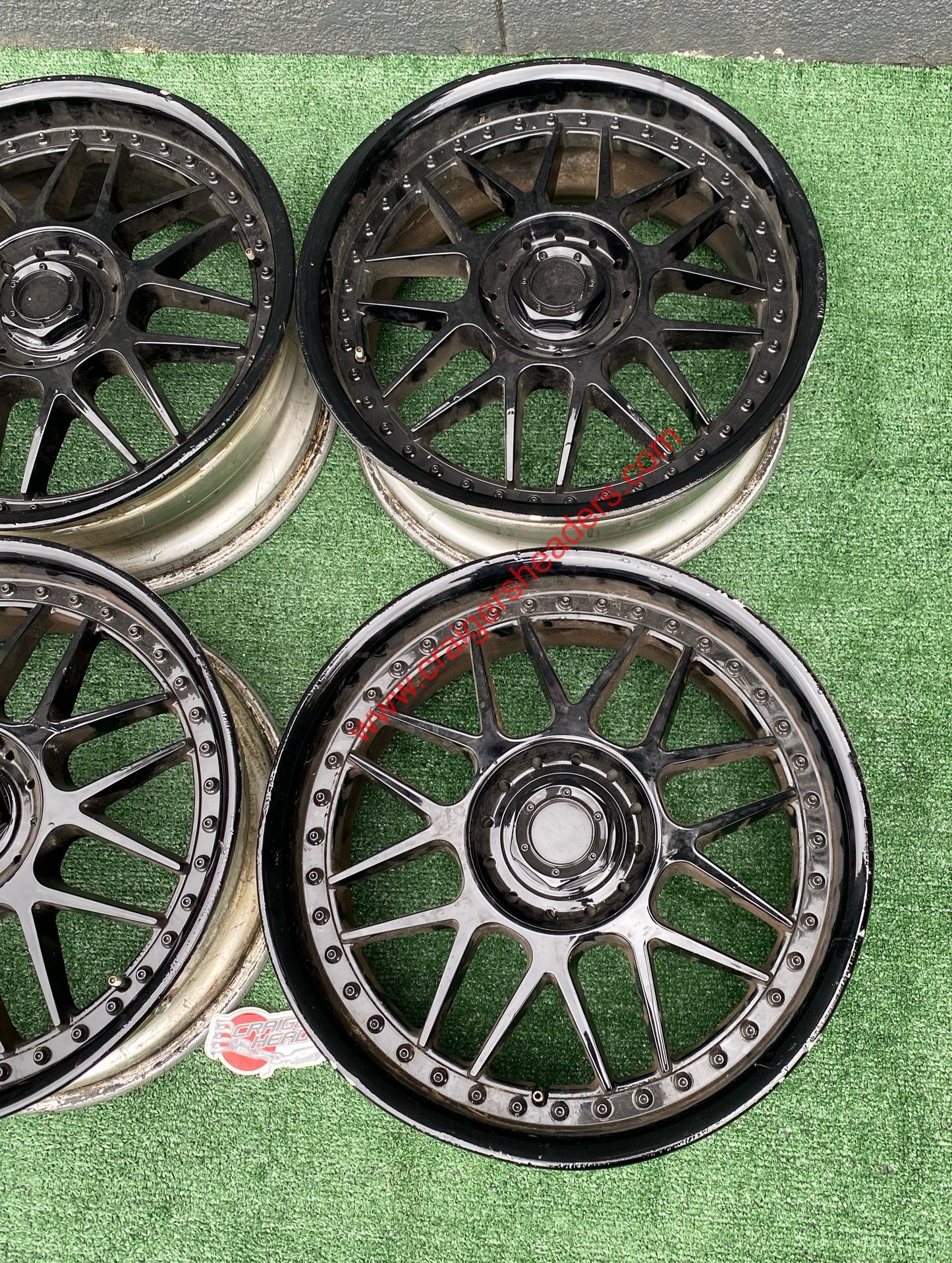 Racing Hart Type C2’s - 4x100 & 4x114 - 18 x 7.5"- Perfect Refinish Canidate