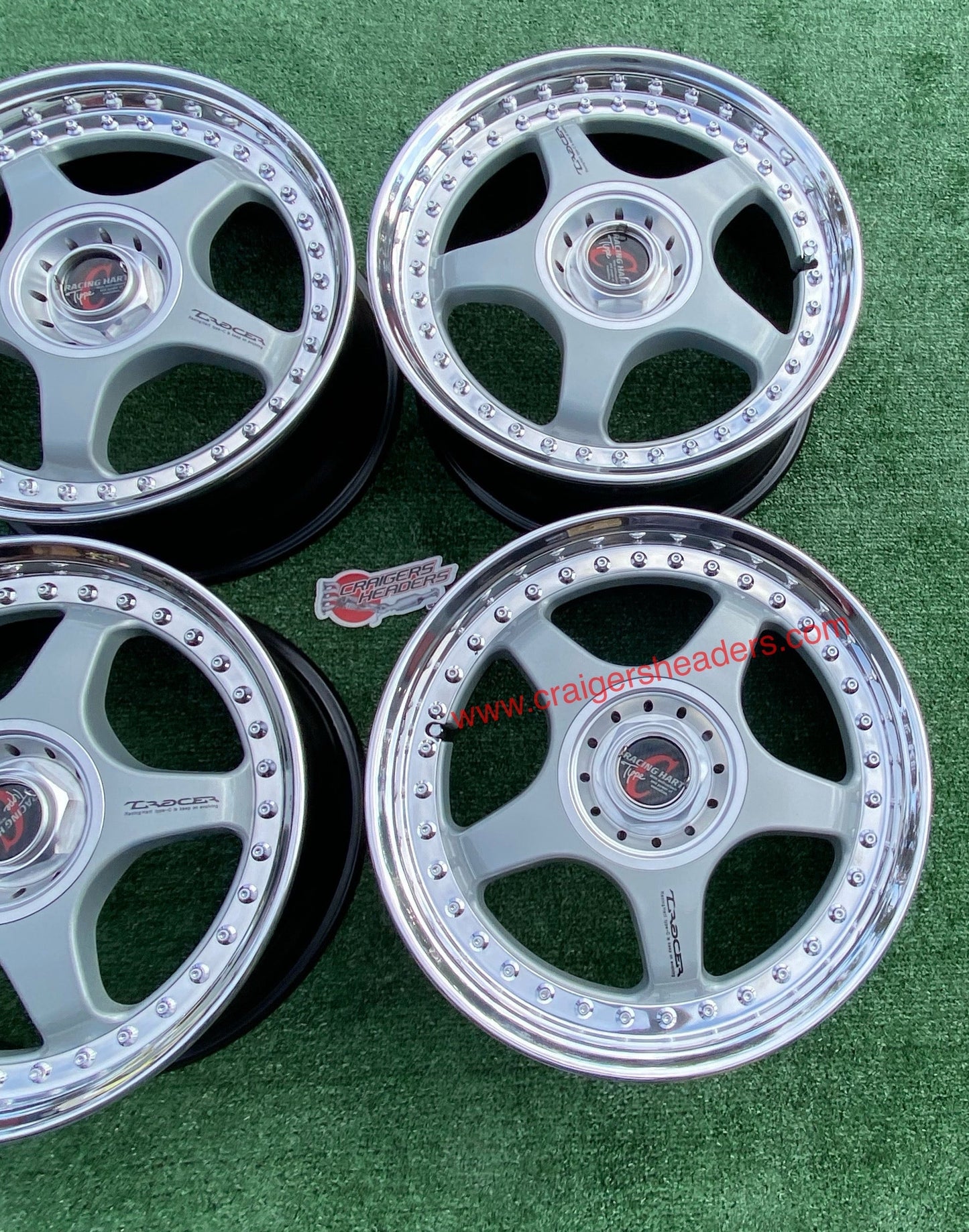 Racing Hart Tracer Type C’s - 4x100 & 5x100 - 16X7" +38 Offset