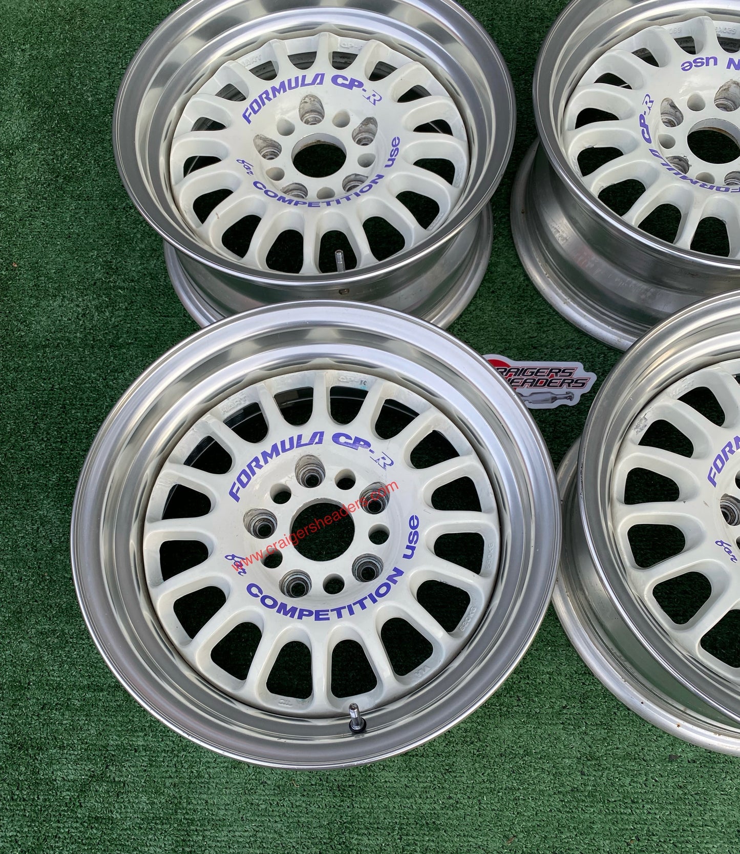 Dunlop Formula CP-R's - 5x114 - 15 x 6.5" +5 offset