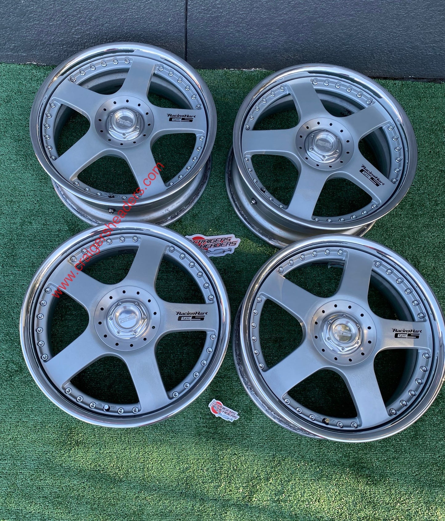 Racing Hart Type C5’s - 4x100 & 4x114 - 17 x 7” +37 Offset ~ Square Setup