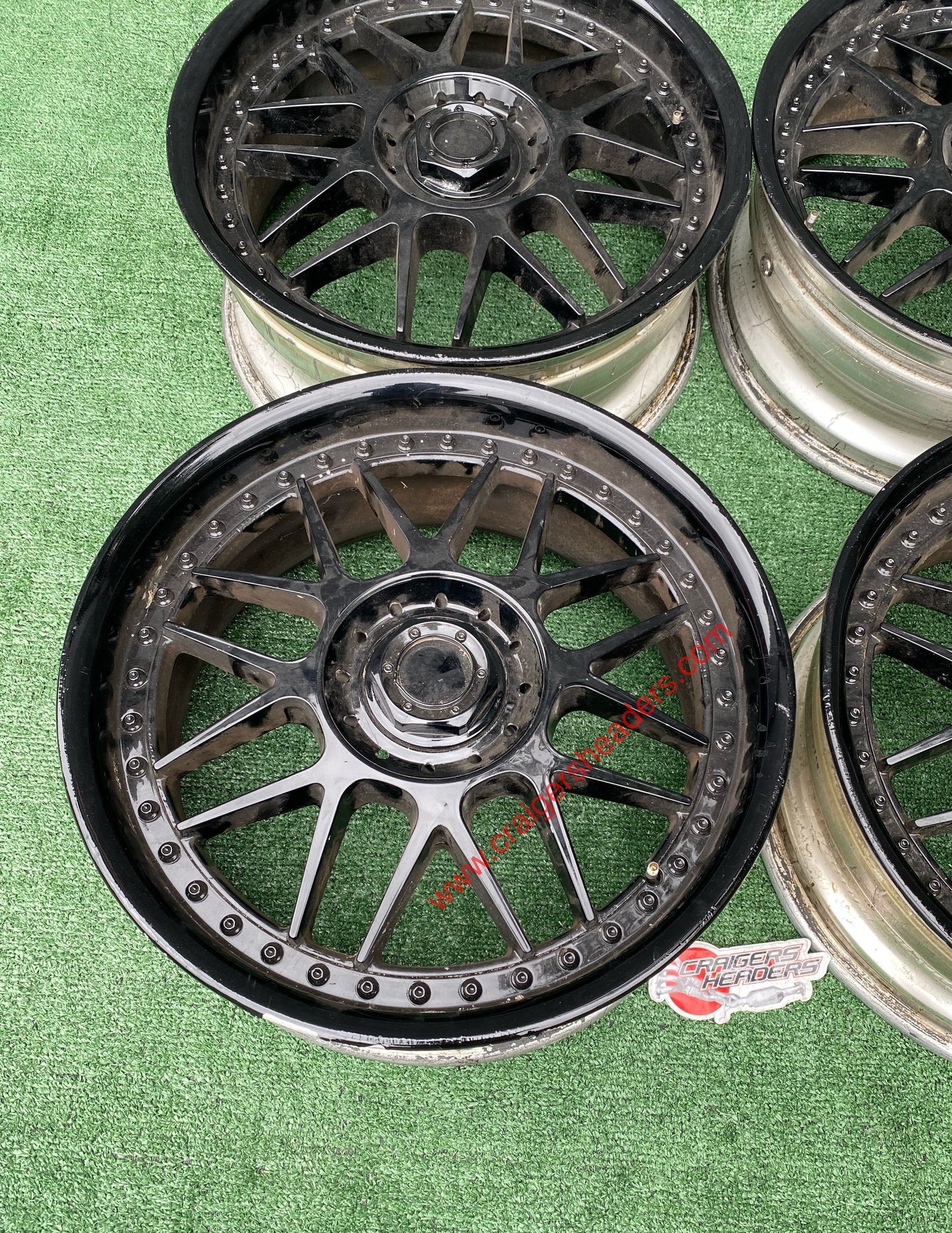 Racing Hart Type C2’s - 4x100 & 4x114 - 18 x 7.5"- Perfect Refinish Canidate