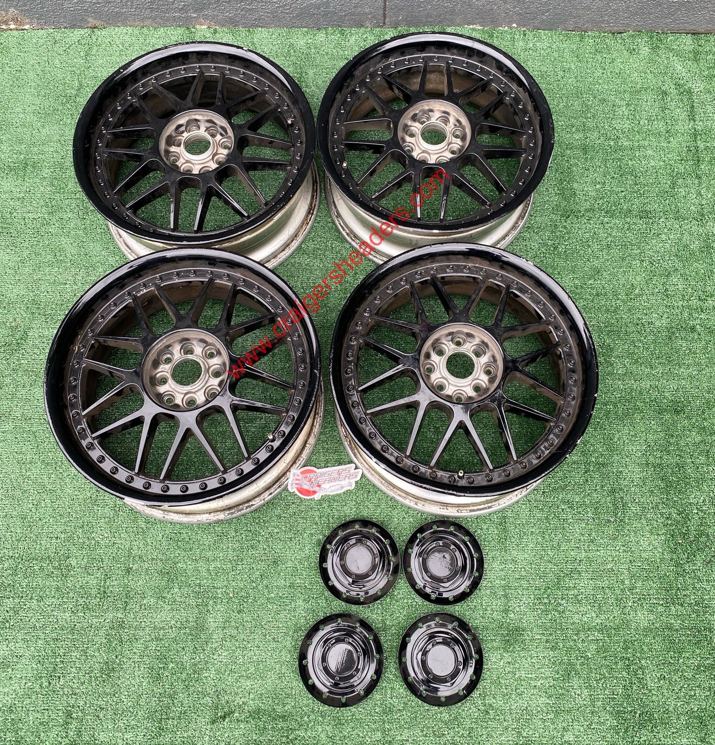 Racing Hart Type C2’s - 4x100 & 4x114 - 18 x 7.5"- Perfect Refinish Canidate