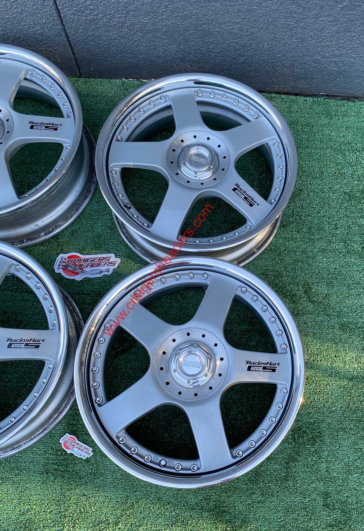 Racing Hart Type C5’s - 4x100 & 4x114 - 17 x 7” +37 Offset ~ Square Setup