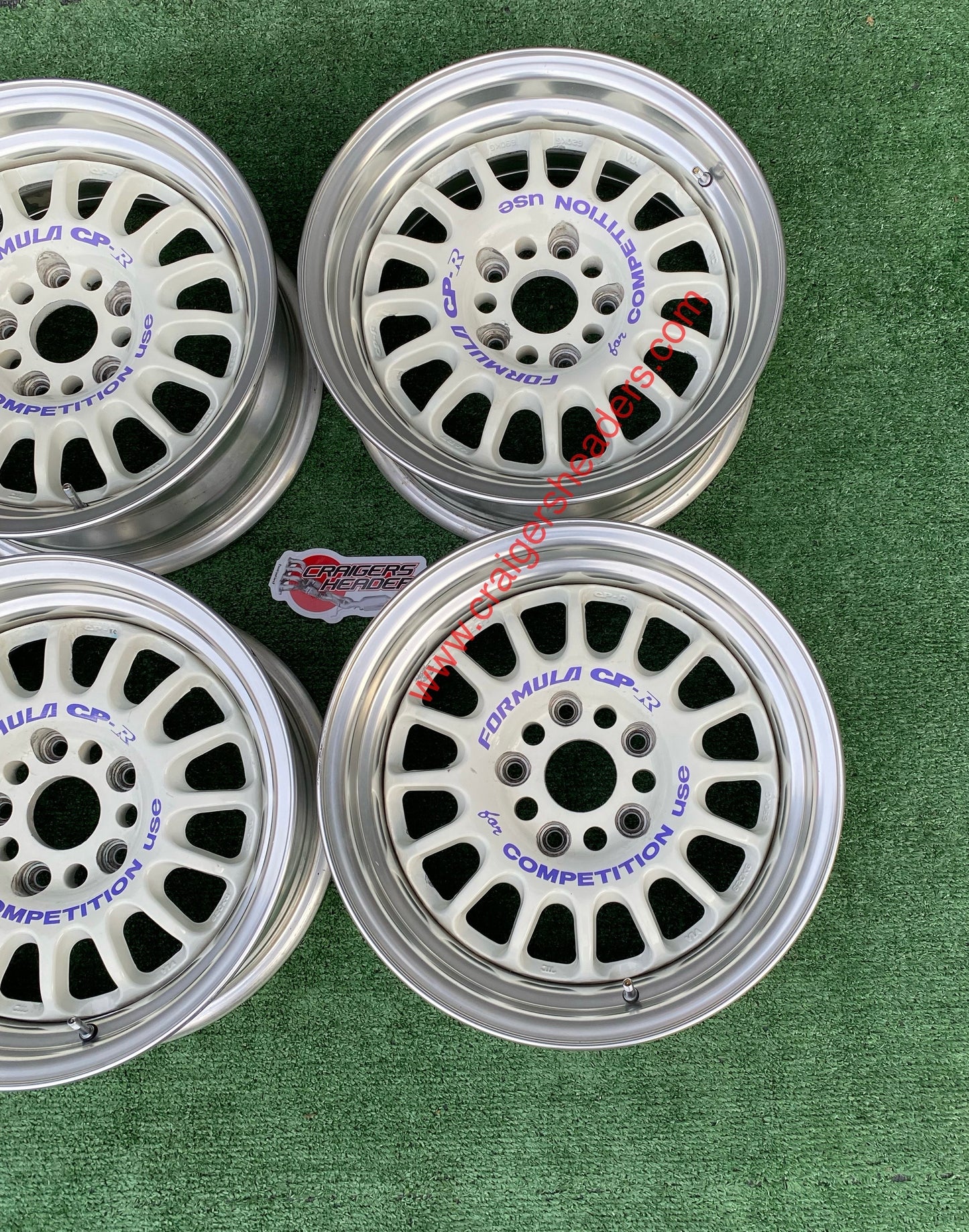 Dunlop Formula CP-R's - 5x114 - 15 x 6.5" +5 offset