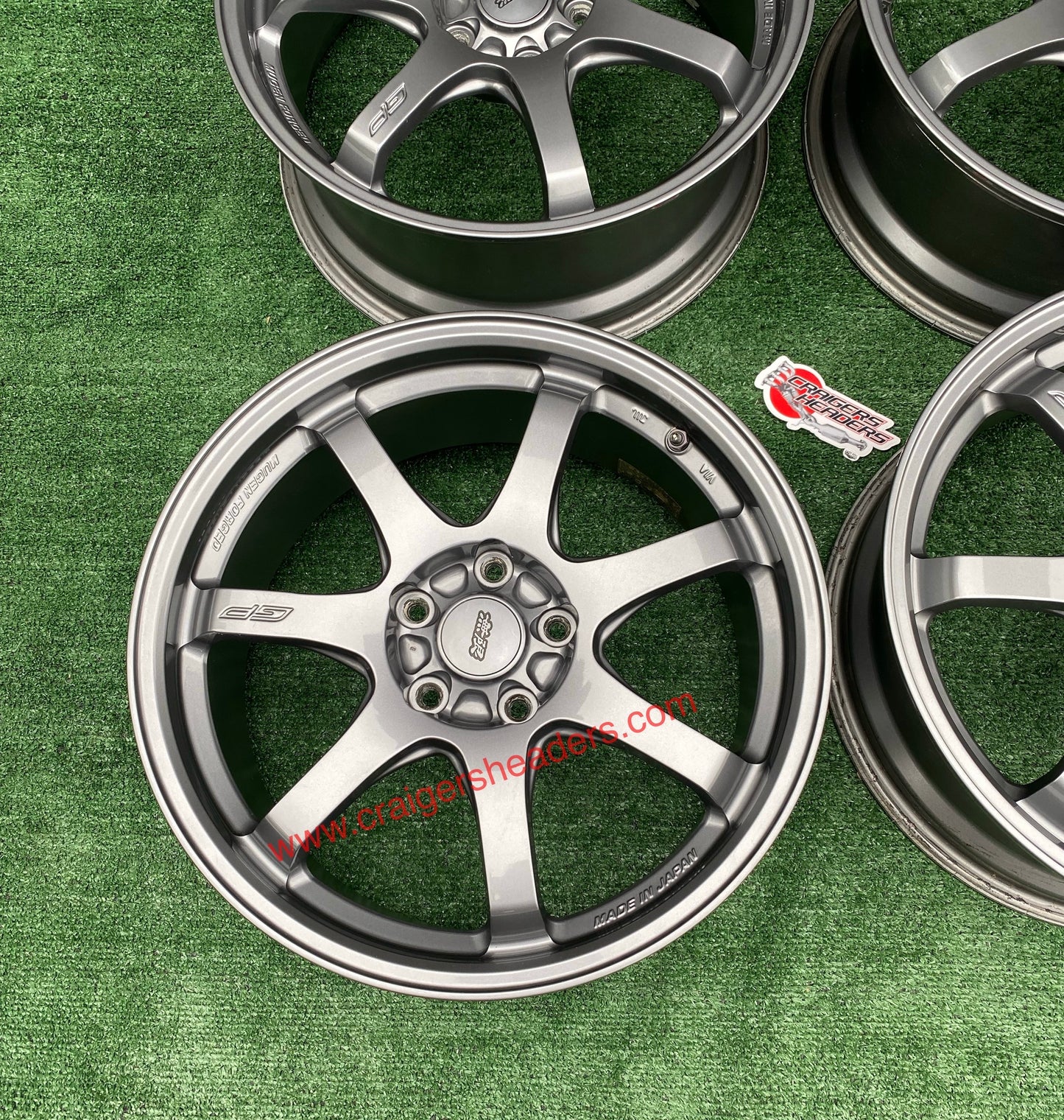 MUGEN Mugen GP forged wheelset 18x7.5" +48, 5x114.3