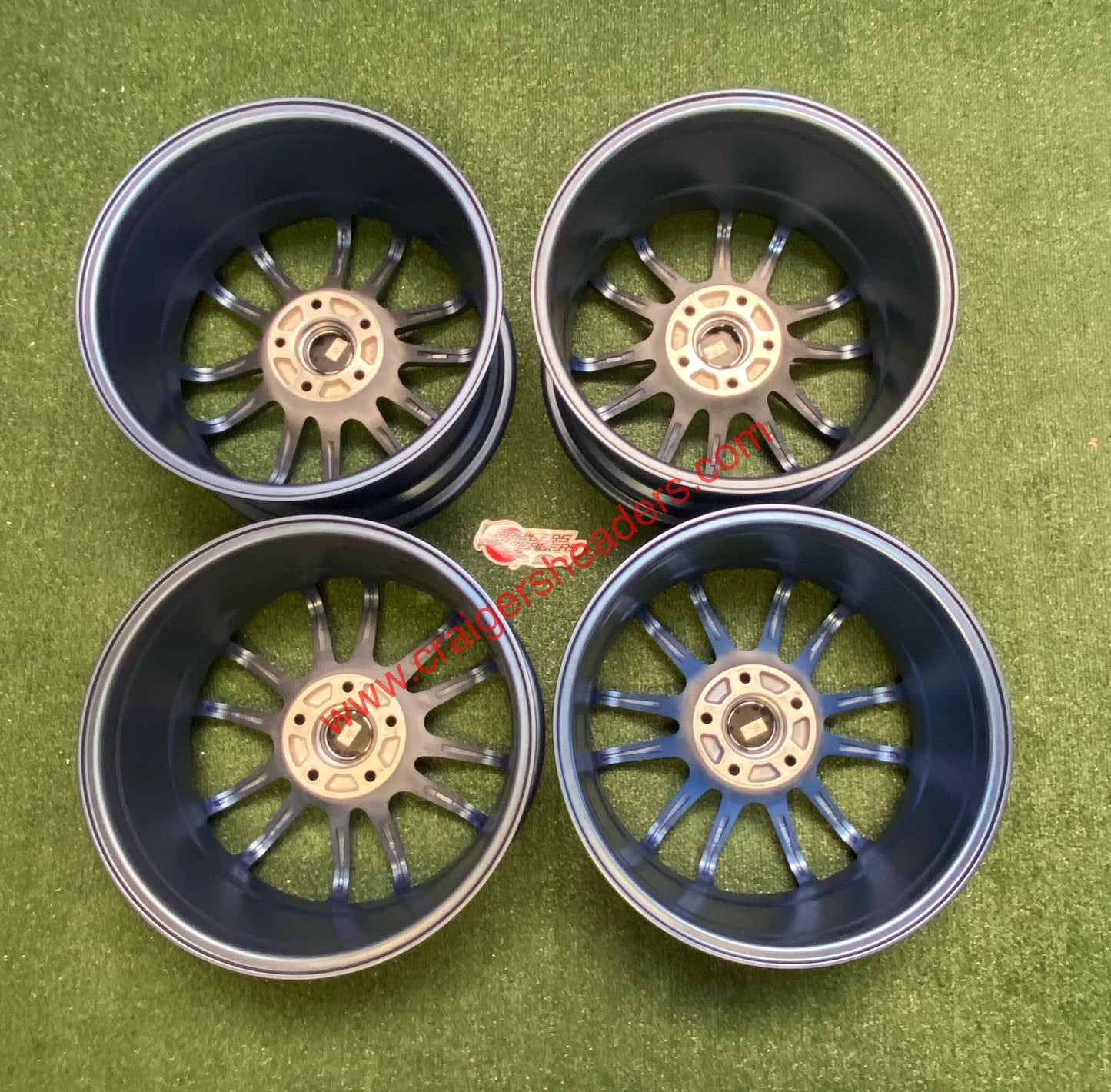 Avid AV20 Matte Blue wheelset - 5x114 - 17x8”