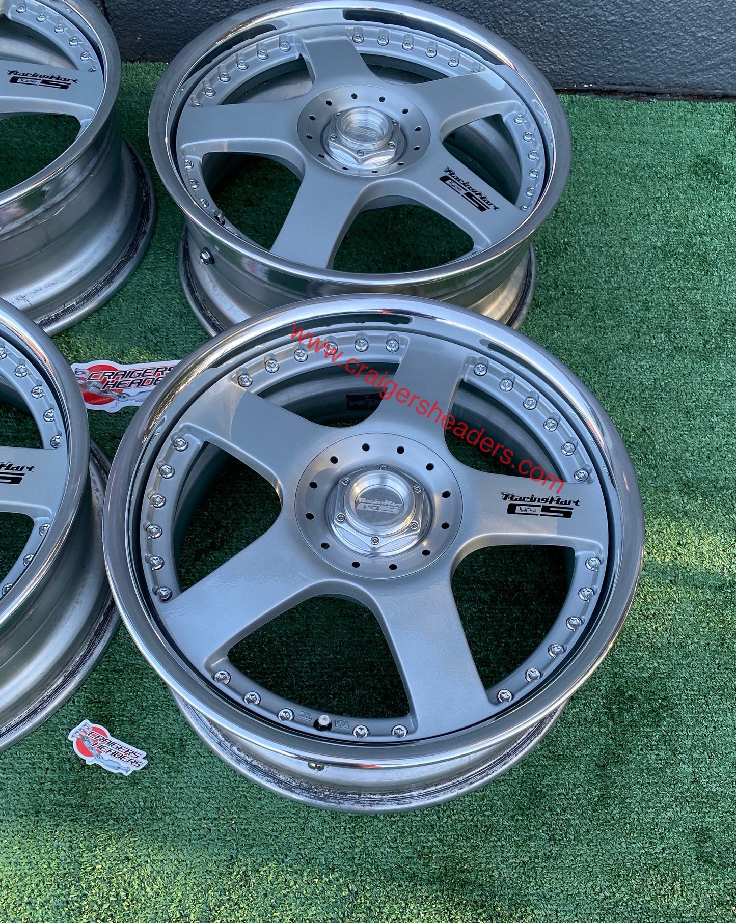 Racing Hart Type C5’s - 4x100 & 4x114 - 17 x 7” +37 Offset ~ Square Setup