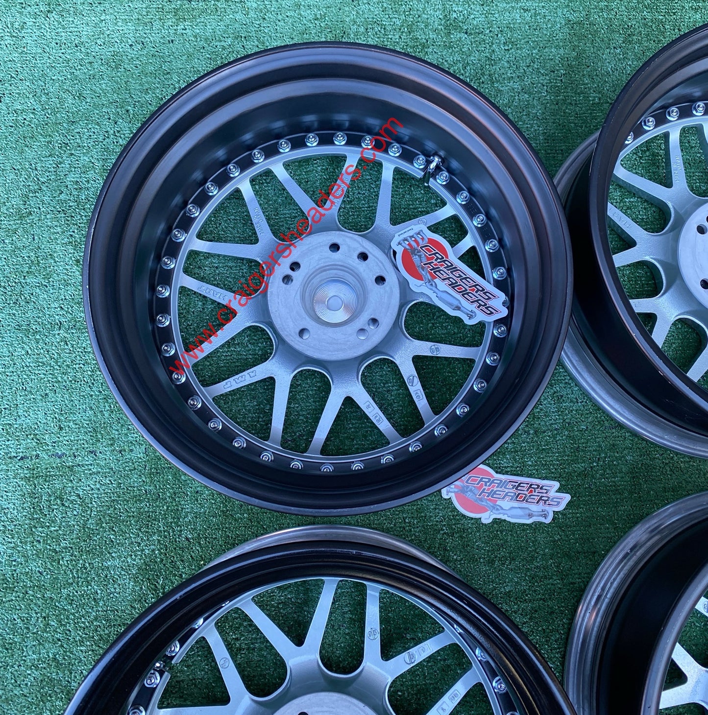 Racing Hart Type C’s - 4x114 & 5x114 - 17x7.5" +42 Offset